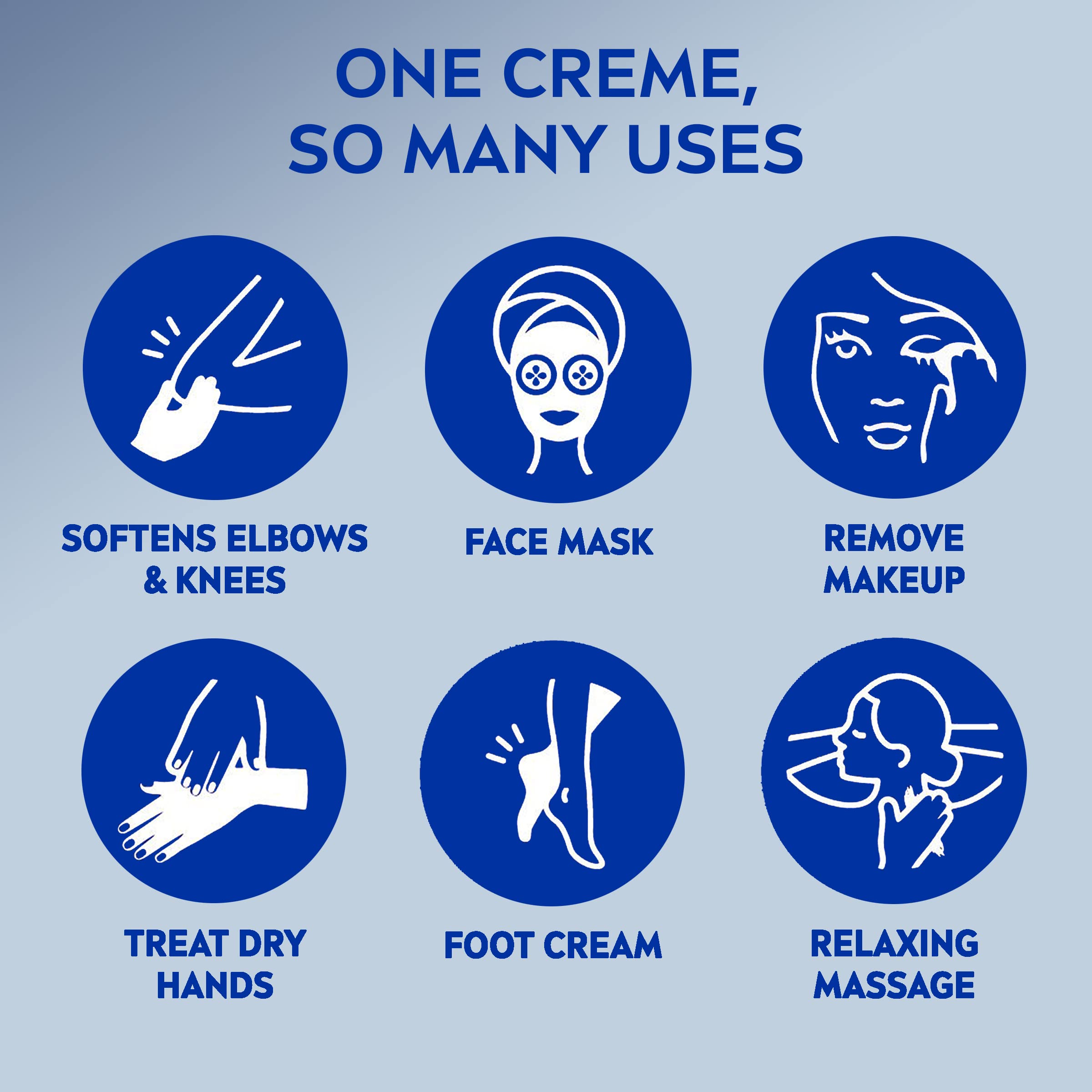 Foto 6 pulgar | Crema Hidratante Nivea Creme Para Cuerpo, Rostro Y Manos 500 Ml - Venta Internacional.