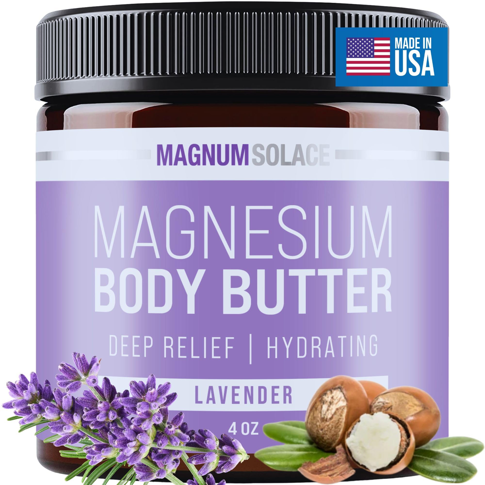 Crema Corporal Magnum Solace Magnesium Nighttime Cream 150 ml - Venta Internacional