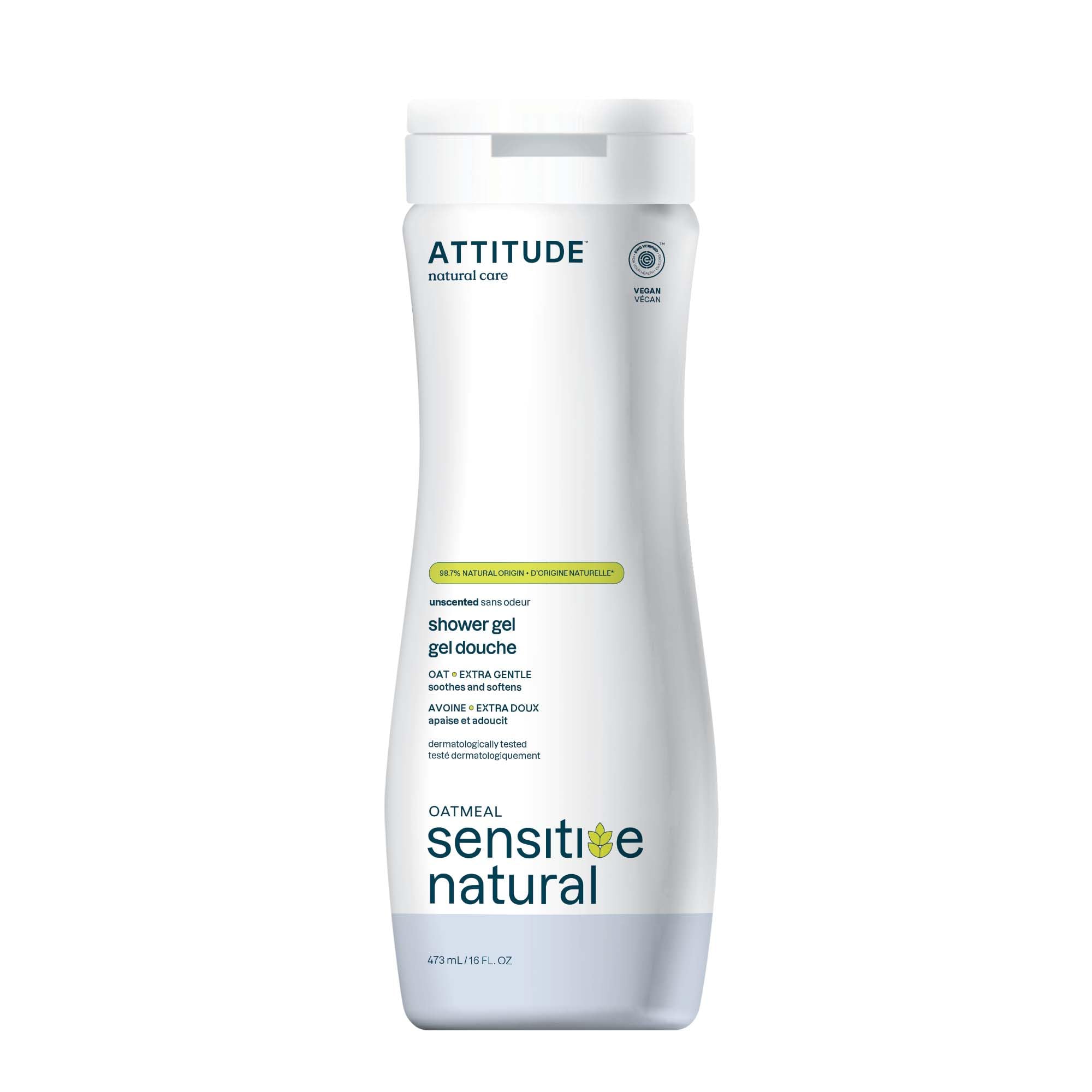 Foto 2 pulgar | Gel De Baño Attitude Para Piel Sensible Con Avena 473 Ml - Venta Internacional