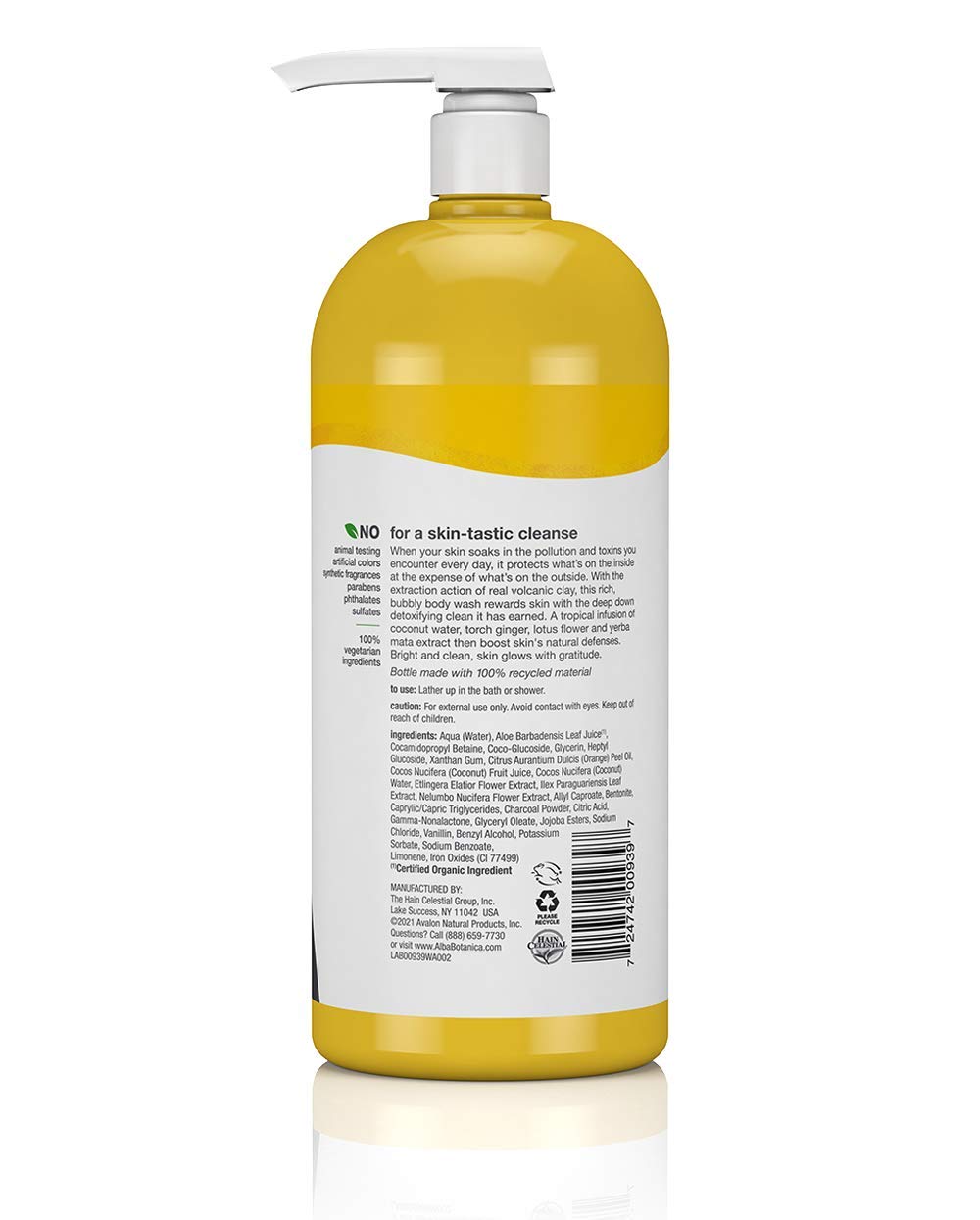 Foto 3 pulgar | Gel de Baño Alba Botanica Hawaiian Detox Antipolución 960 ml - Venta Internacional