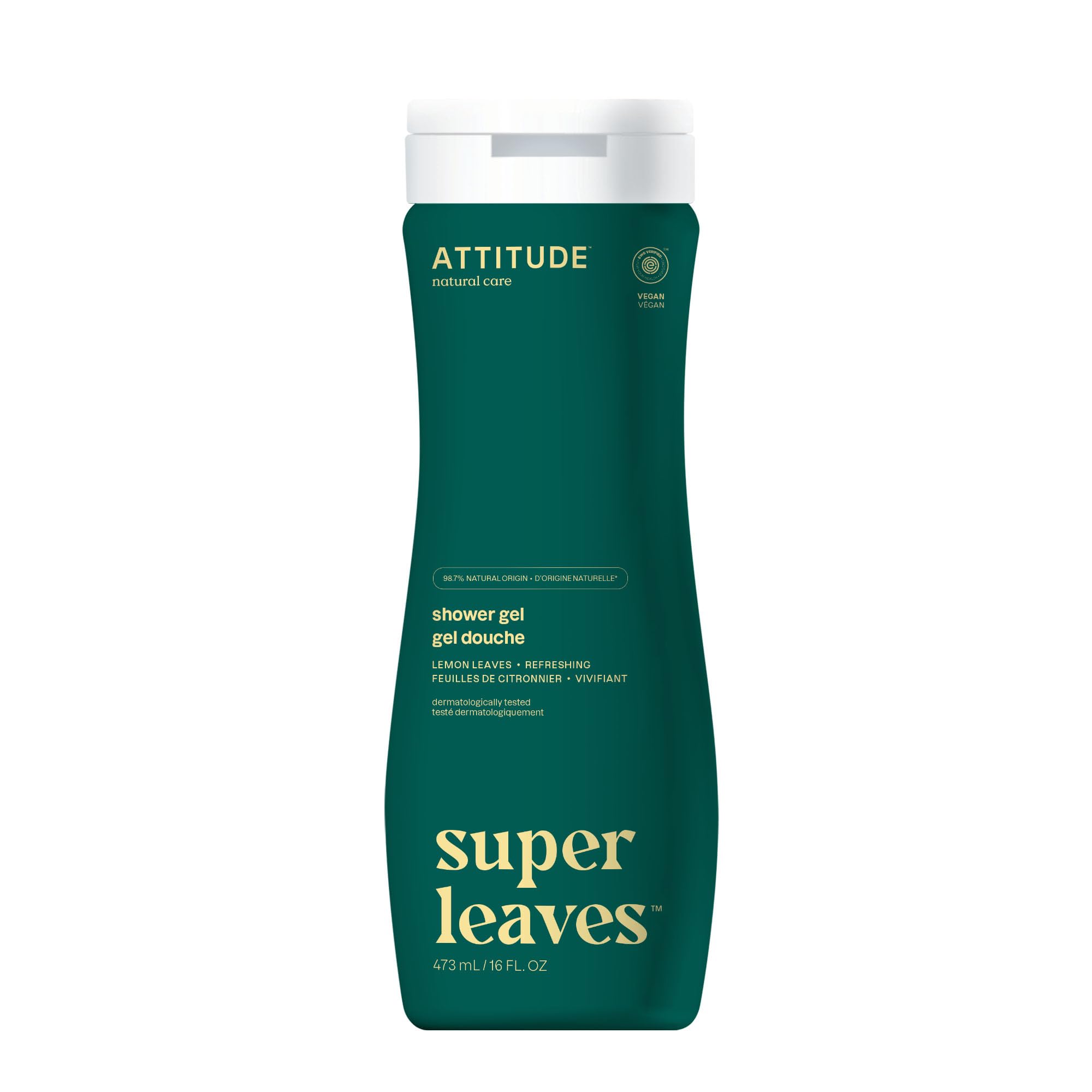 Foto 2 pulgar | Gel de Baño Attitude Lemon Leaves 473 Ml Ewg Verified Vegan - Venta Internacional