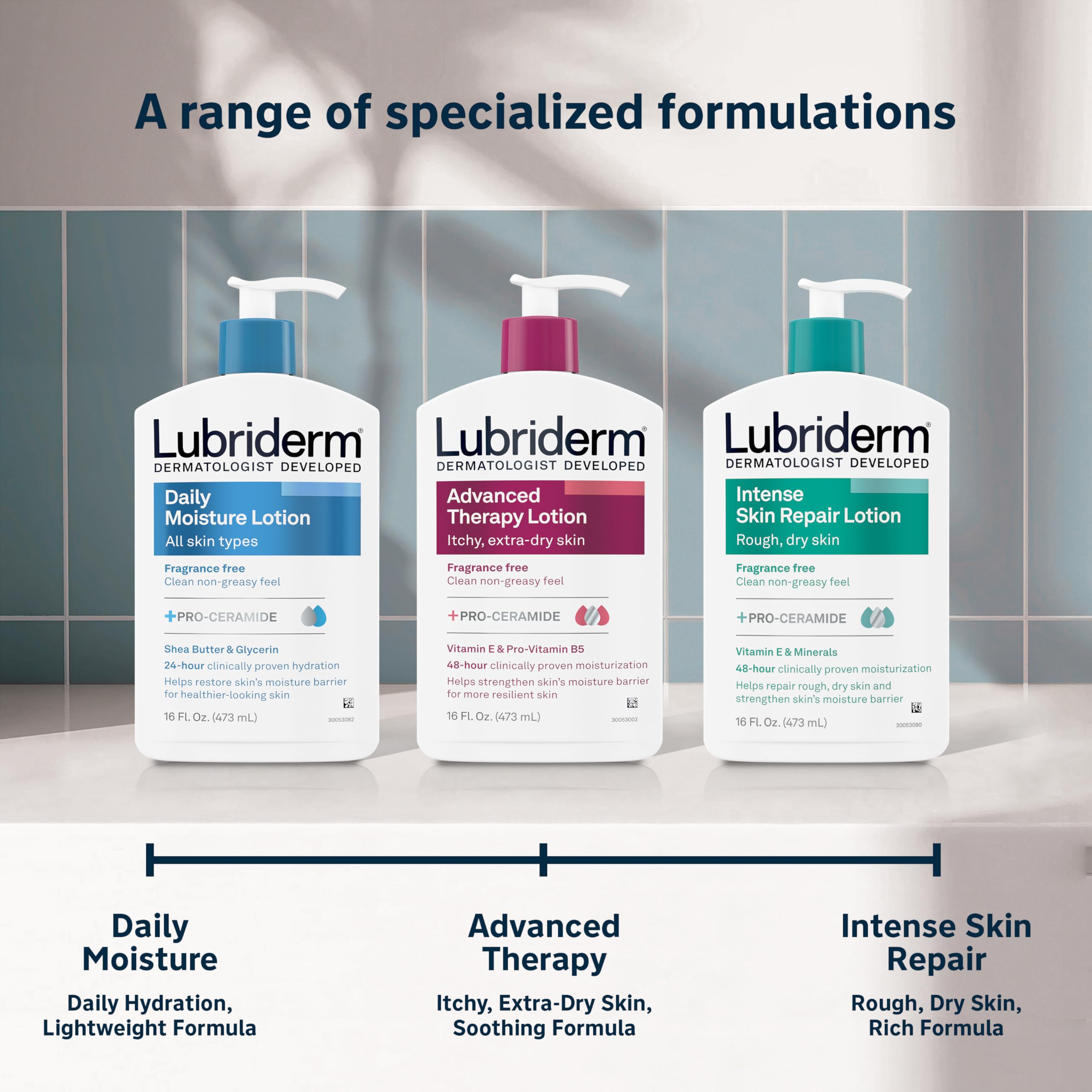 Foto 7 pulgar | Loción Hidratante Lubriderm Advanced Therapy 720 Ml X3 - Venta Internacional