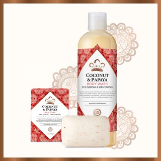 Foto 6 | Gel de Baño Nubian Heritage Coco y Papaya para Piel Seca 385 ml - Venta Internacional