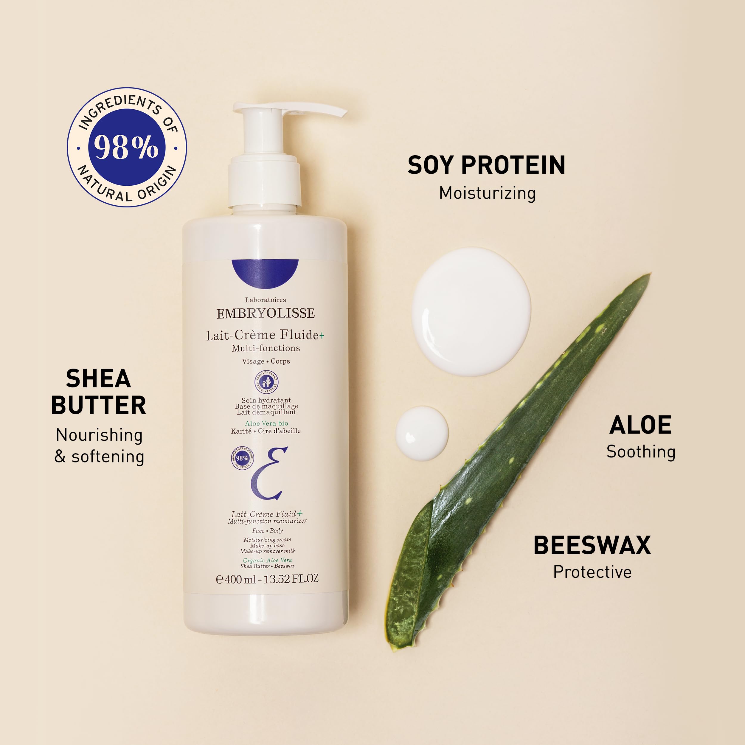 Foto 5 pulgar | Loción Hidratante Embryolisse Lait Creme Fluid+ 400 Ml - Venta Internacional