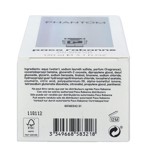 Foto 5 | Gel de Ducha Paco Rabanne Phantom 150 ml - Venta Internacional