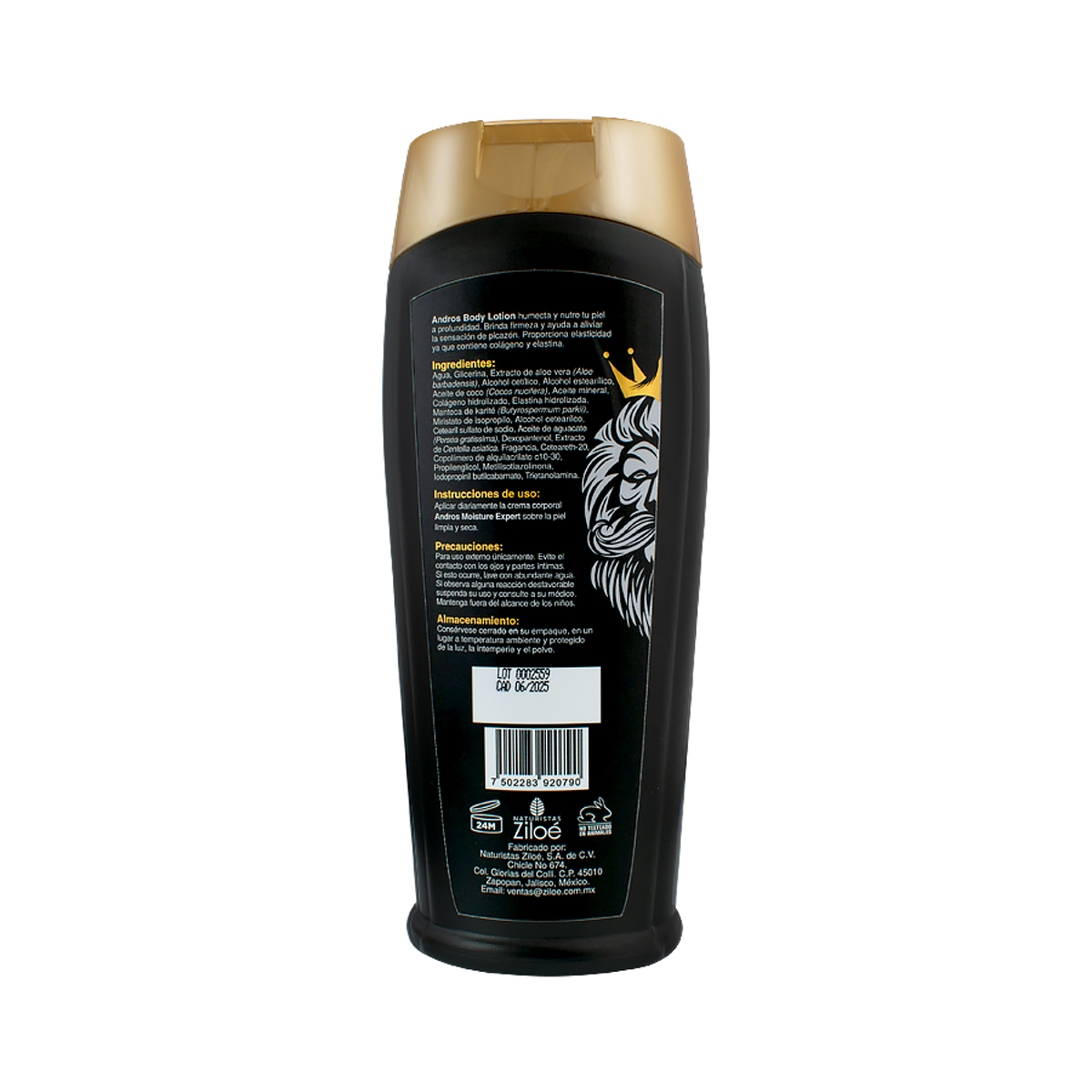 Foto 3 pulgar | Body Lotion Moisture Expert Andros 400 Ml Crema Humectante Con Ingredientes Naturales