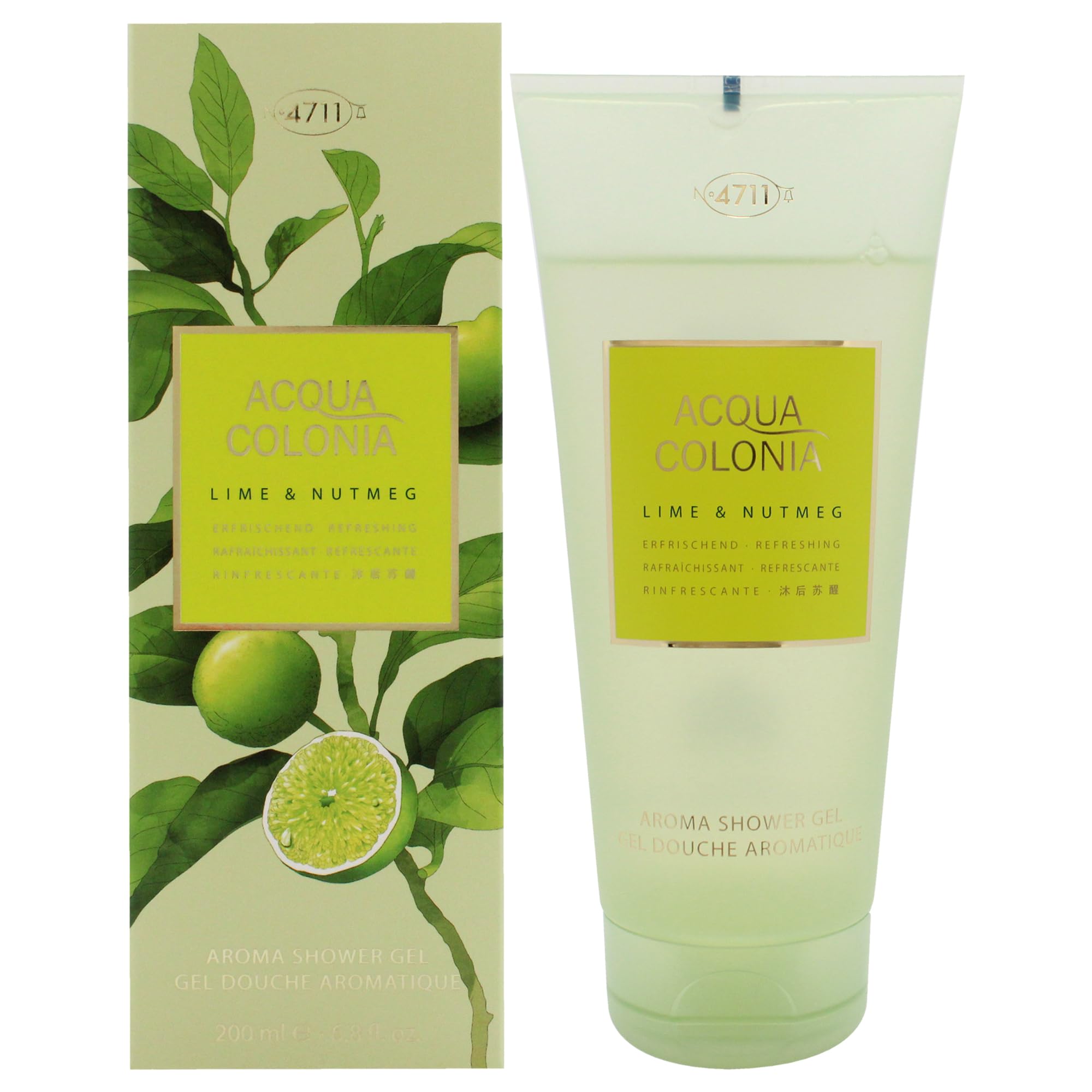 Gel De Ducha 4711 Acqua Colonia Lima Y Nuez Moscada 200 Ml Unisex - Venta Internacional.