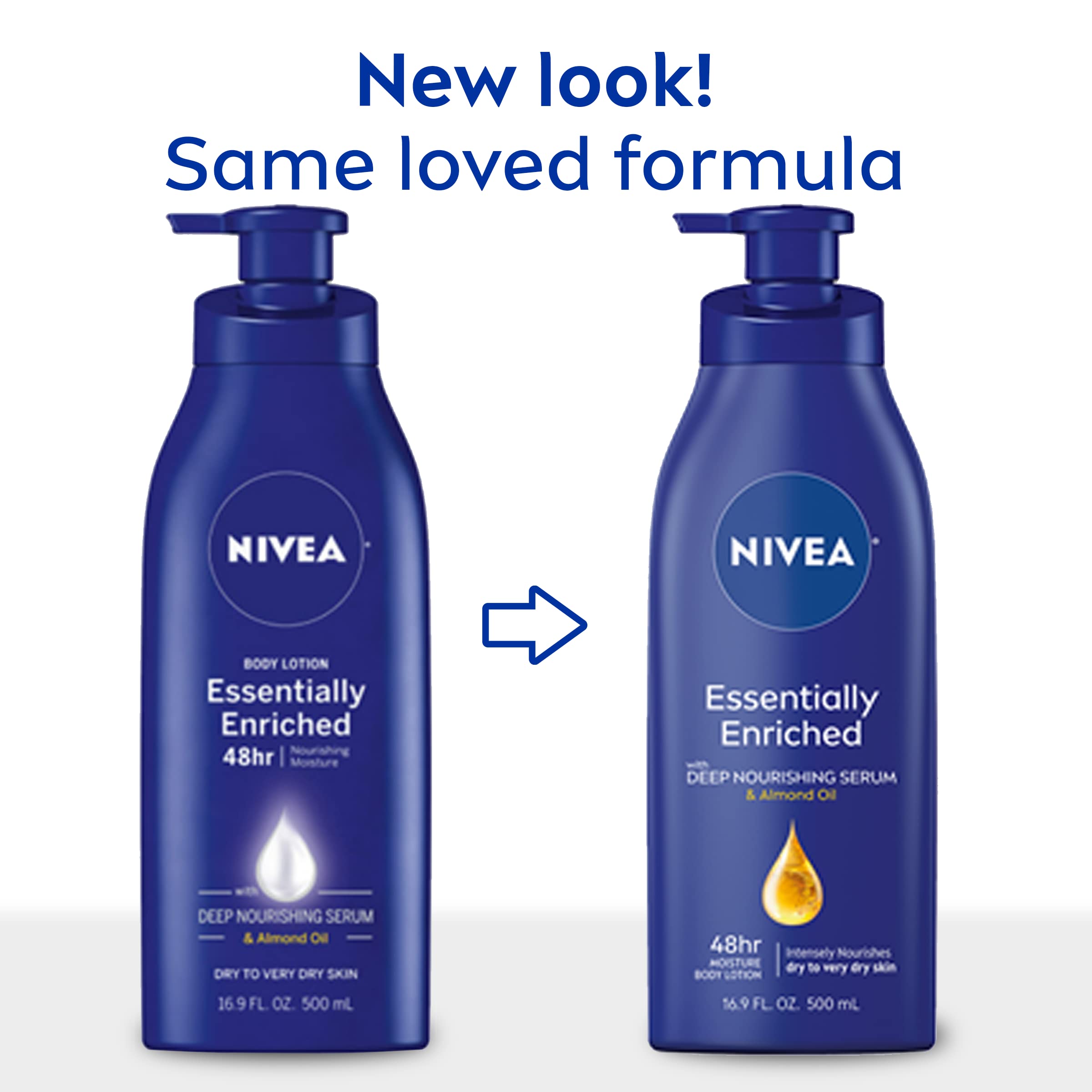 Foto 3 pulgar | Loción Corporal Nivea Essentially Enriched Sec Skin 500 Ml - Venta Internacional