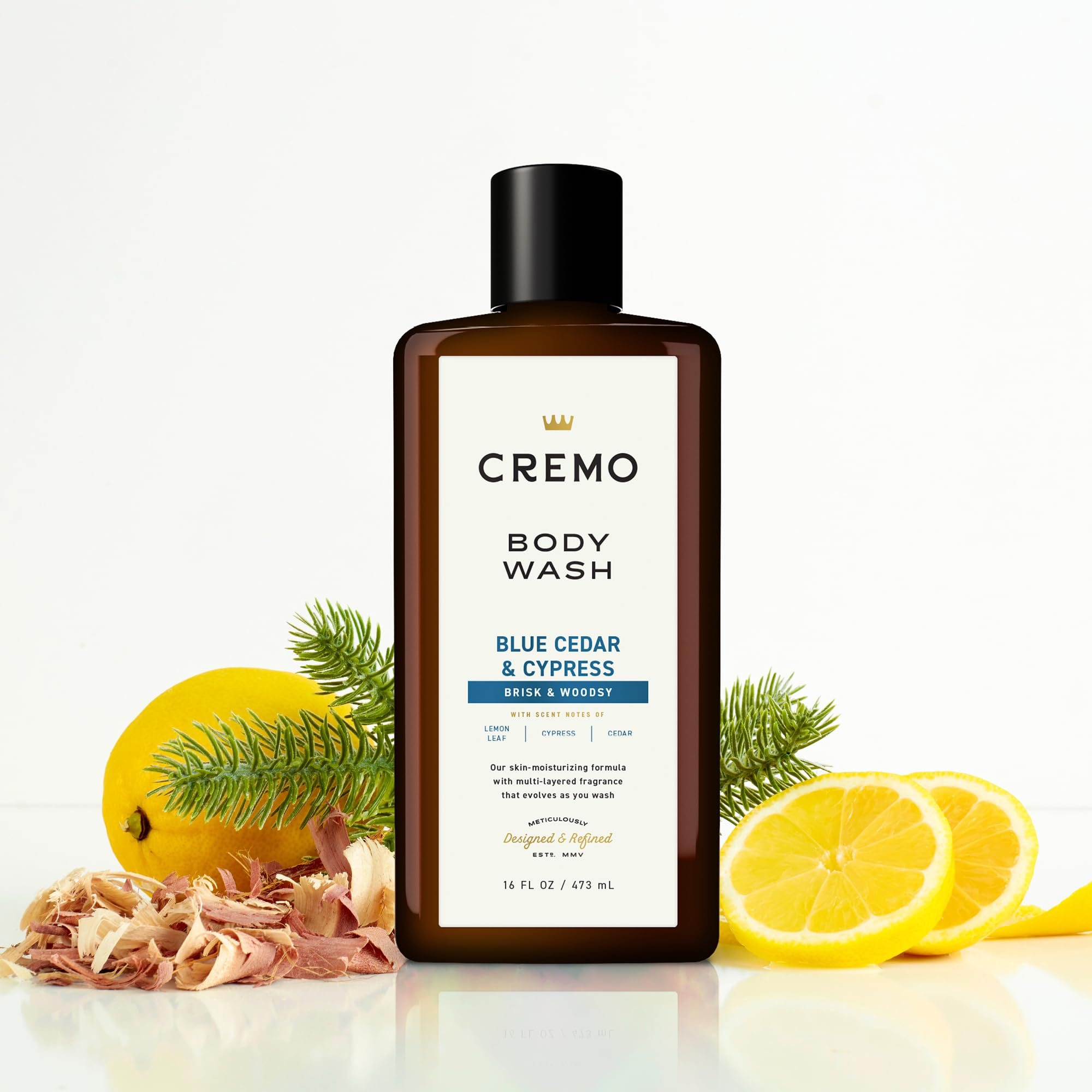 Foto 3 pulgar | Gel de Baño Cremo con Abundante Espuma de Cedro Azul y Ciprés 473 ml para Hombres - Venta Internacional