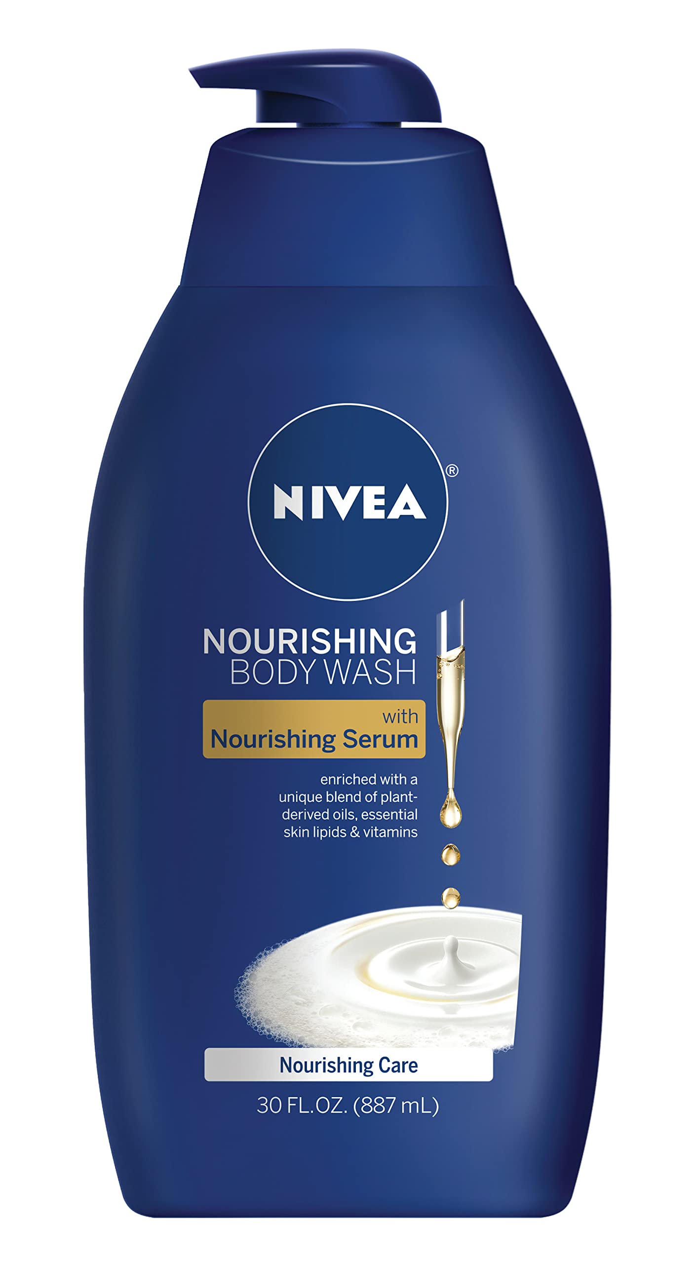 Foto 2 pulgar | Gel De Baño Nivea Nourishing Care Con Sérum Nutritivo 900 Ml - Venta Internacional.