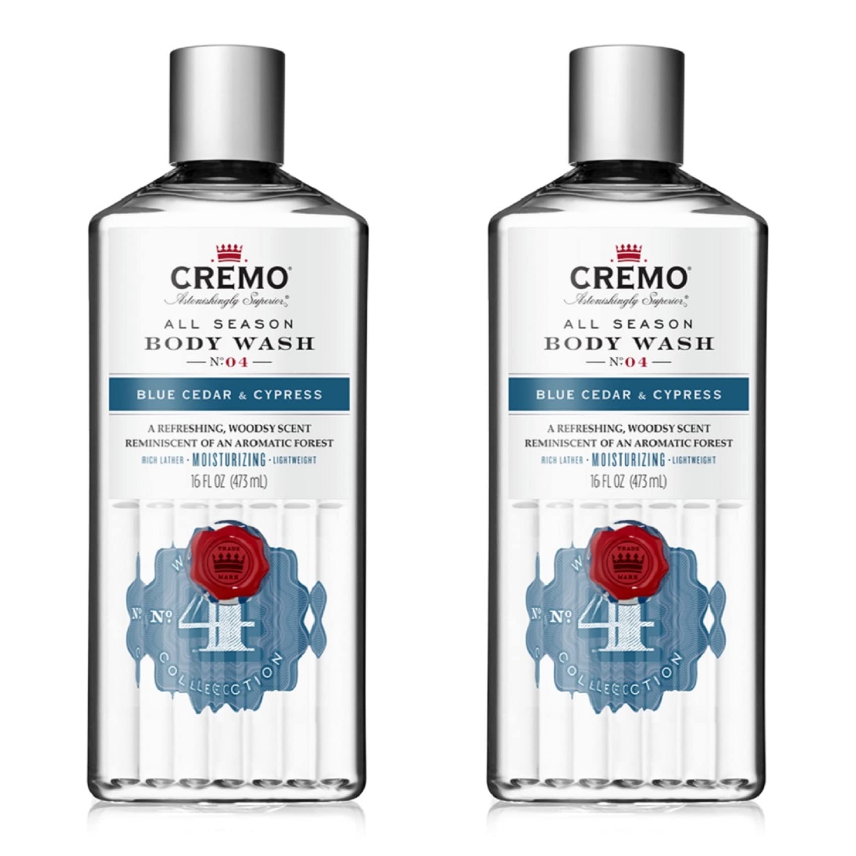 Crema de Baño Cremo Cedro Azul y Ciprés 473 Ml Paquete de 2 - Venta Internacional