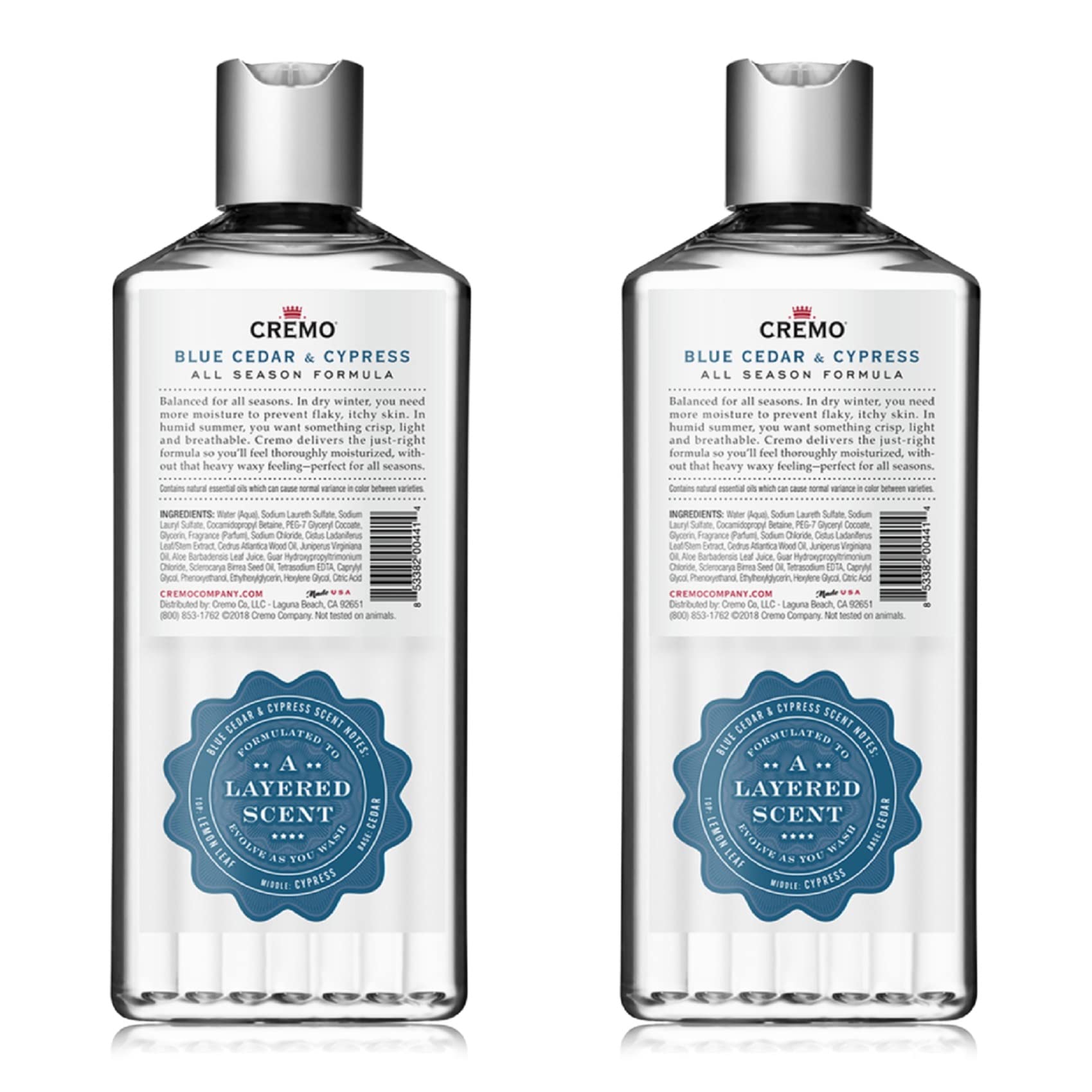 Foto 6 pulgar | Crema de Baño Cremo Cedro Azul y Ciprés 473 Ml Paquete de 2 - Venta Internacional