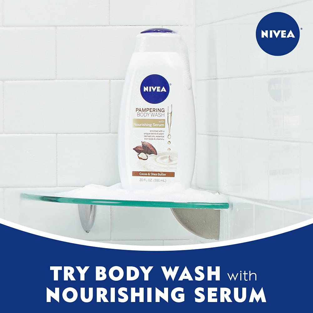 Foto 7 pulgar | Gel De Baño Nivea Con Manteca De Cacao Y Karité, 600 Ml, Con Sérum Nutritivo - Venta Internacional.