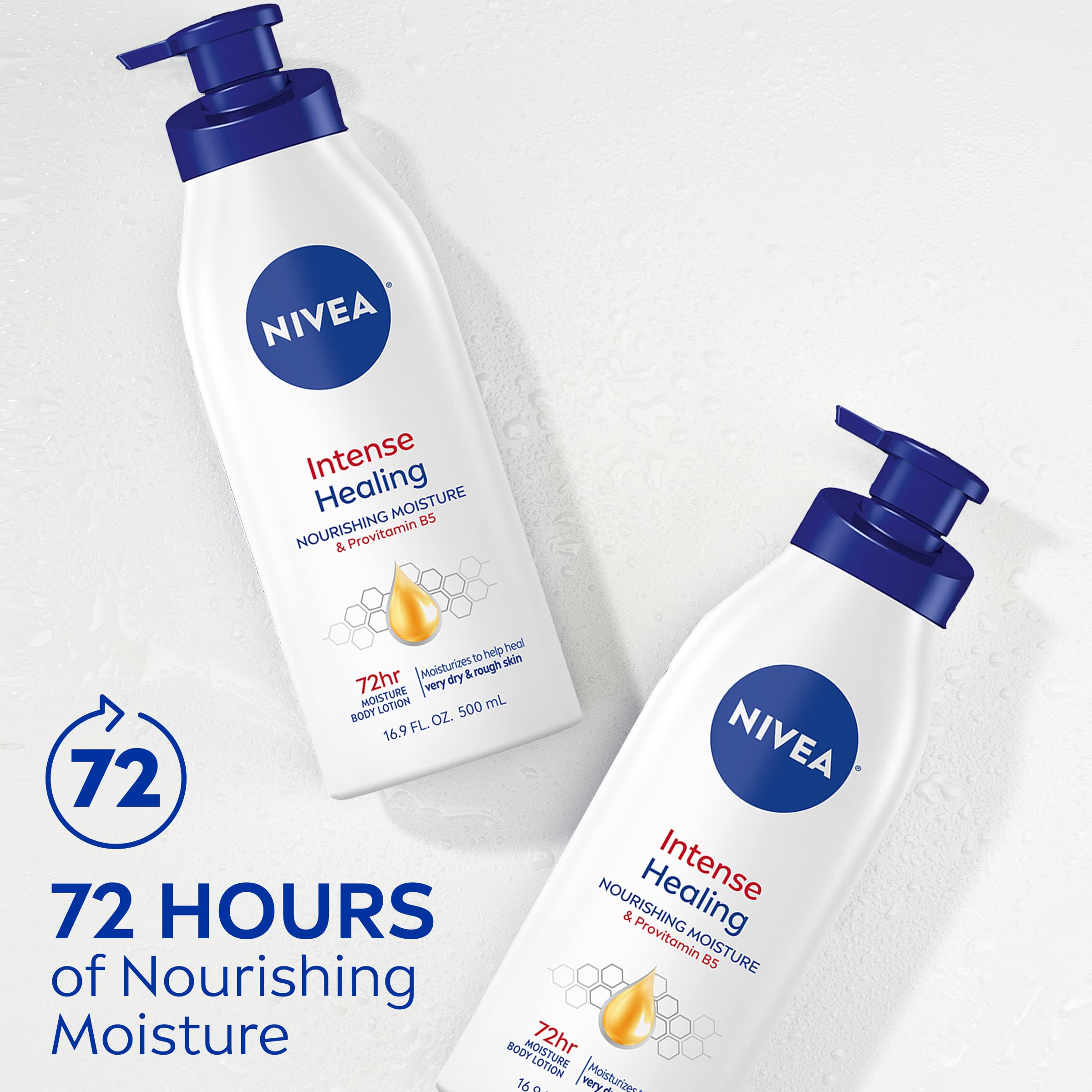 Foto 5 pulgar | Loción Corporal Nivea Intense Healing 72 Horas Hidratante 500 Ml - Venta Internacional