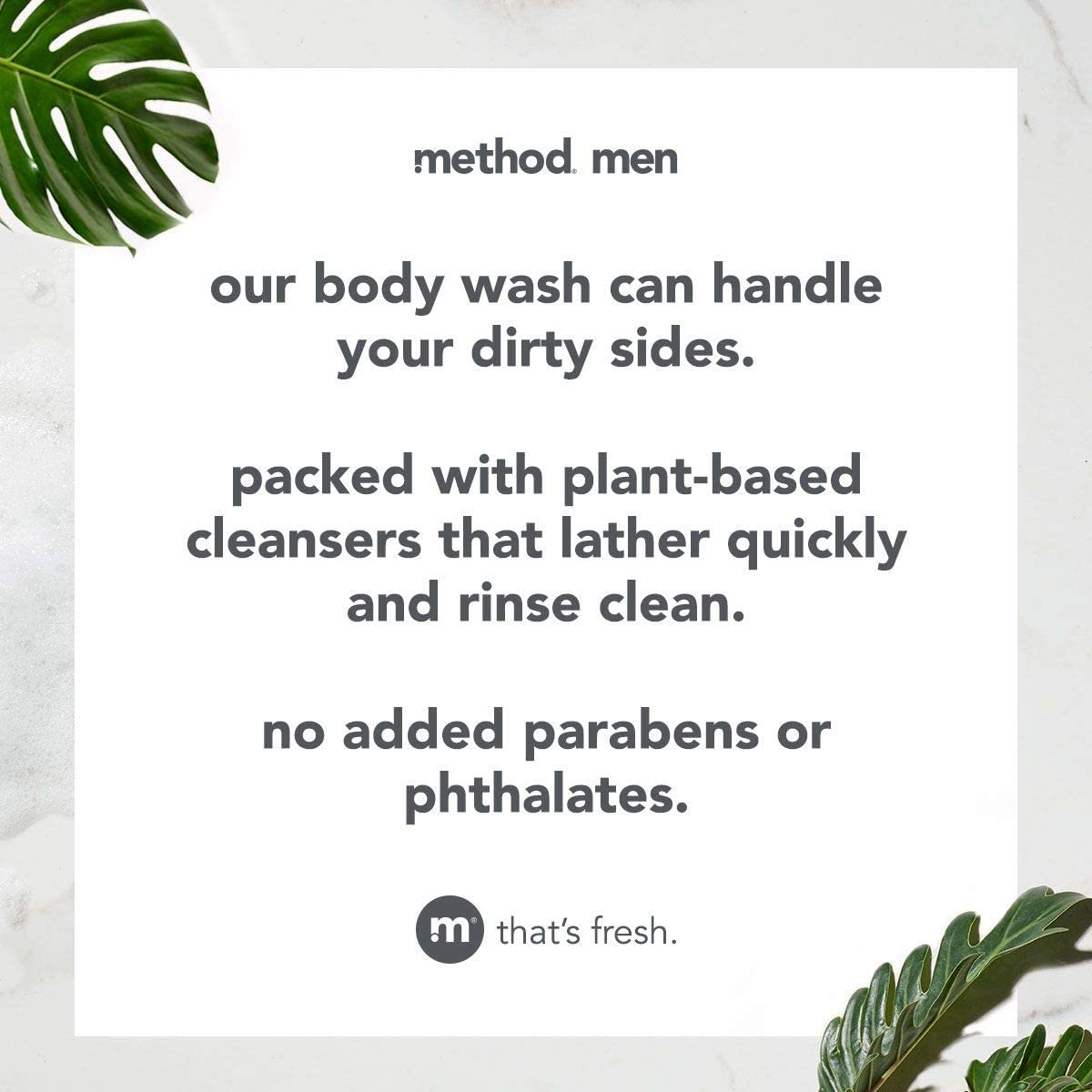 Foto 4 pulgar | Gel de Baño Method Men sin Parabenos ni Ftalatos Fragancia de Cedro y Ciprés 532 ml - Venta Internacional