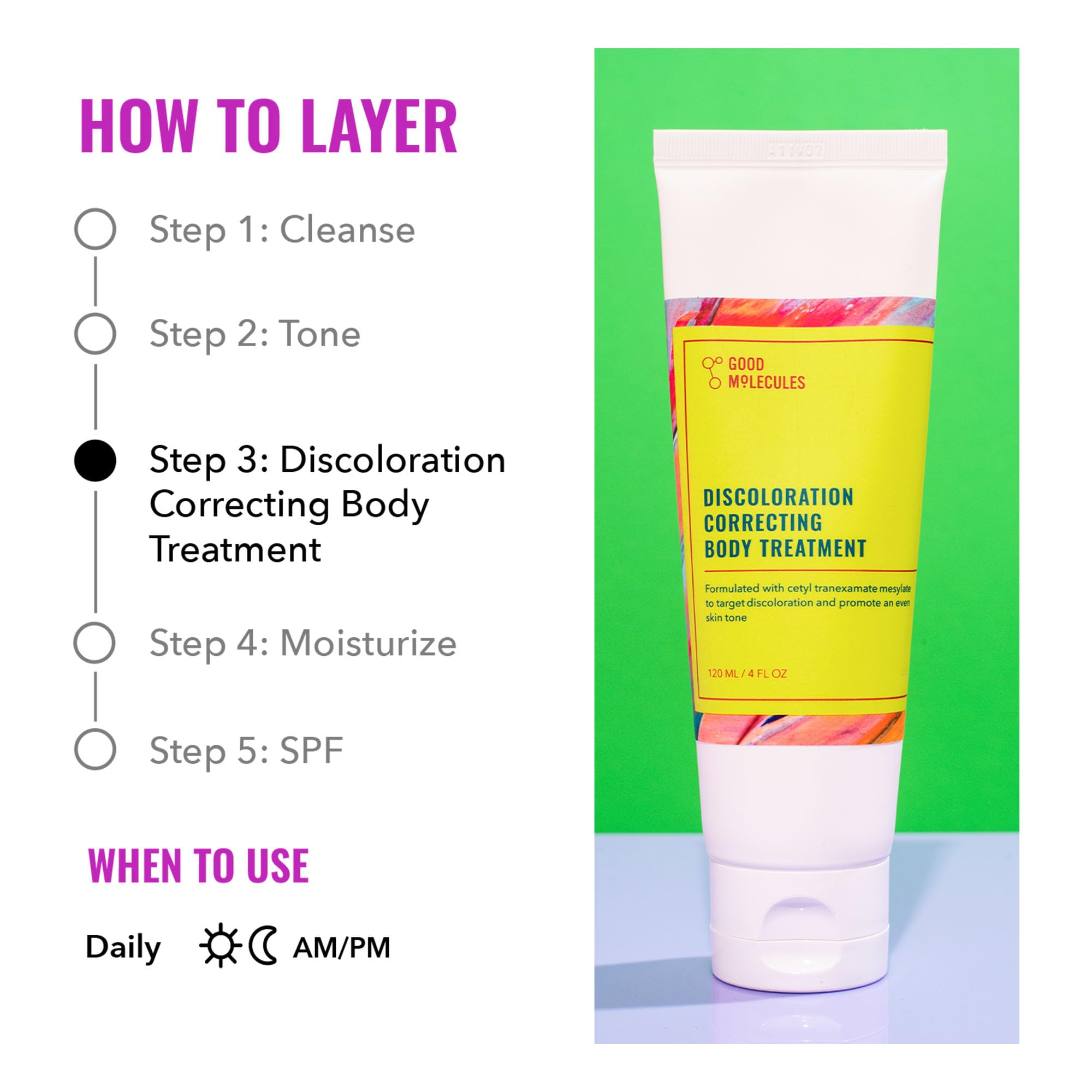 Foto 5 | Crema De Tratamiento Corporal Good Molecules Para Corregir La Decoloración - Venta Internacional.