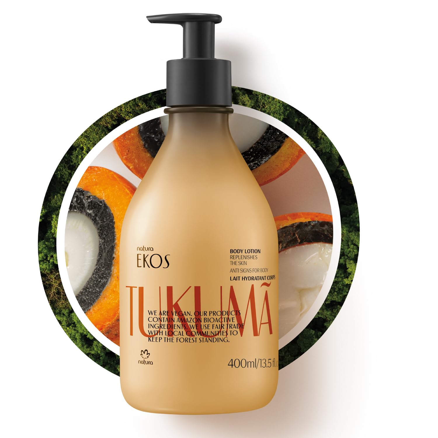 Foto 2 pulgar | Loción Corporal Natura Ekos Tukumã, Reponedora, 400 Ml, Vegana - Venta Internacional.