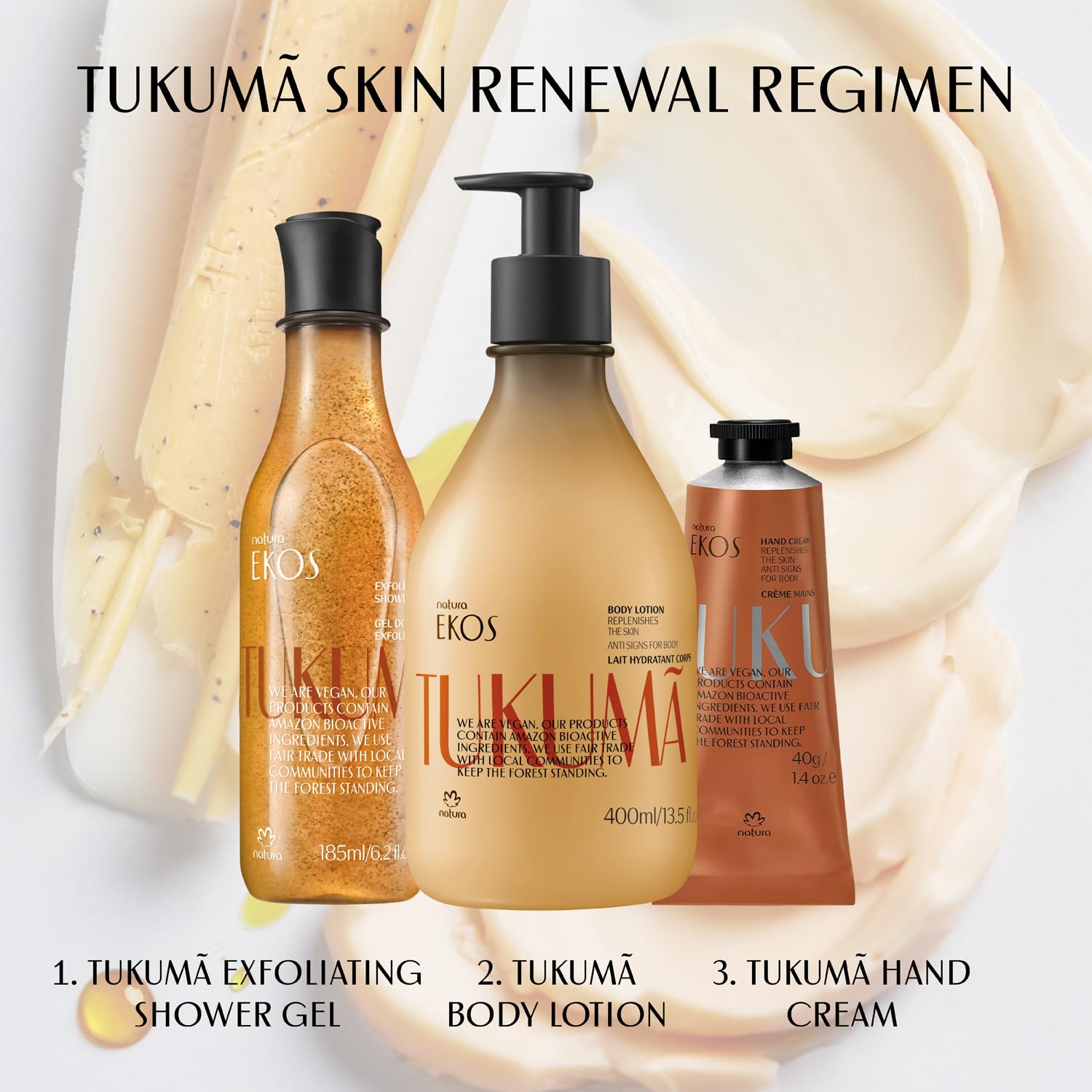 Foto 6 pulgar | Loción Corporal Natura Ekos Tukumã, Reponedora, 400 Ml, Vegana - Venta Internacional.