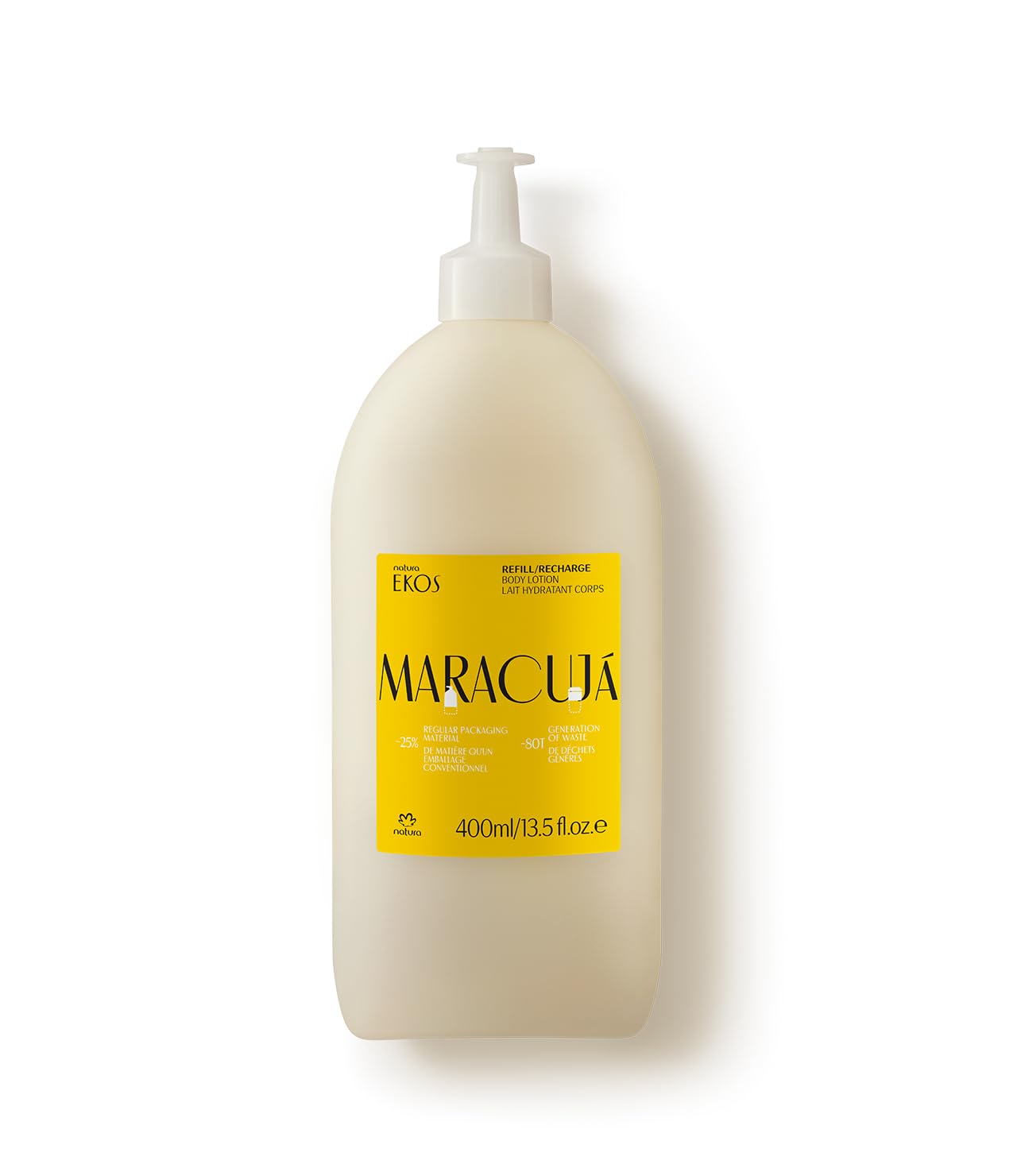 Loción Corporal Natura Ekos Maracujá Calmante 400 Ml - Recarga - Venta Internacional.