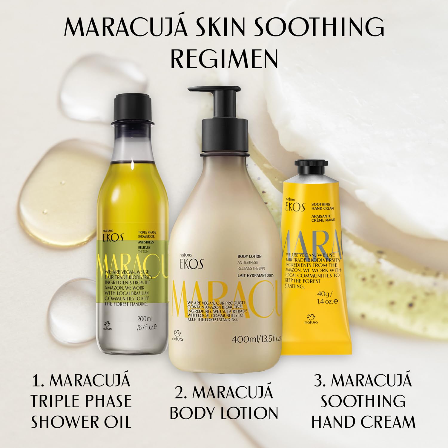Foto 6 pulgar | Loción Corporal Natura Ekos Maracujá Que Alivia La Hidratación De 400 Ml Durante 24 Horas - Venta Internacional.