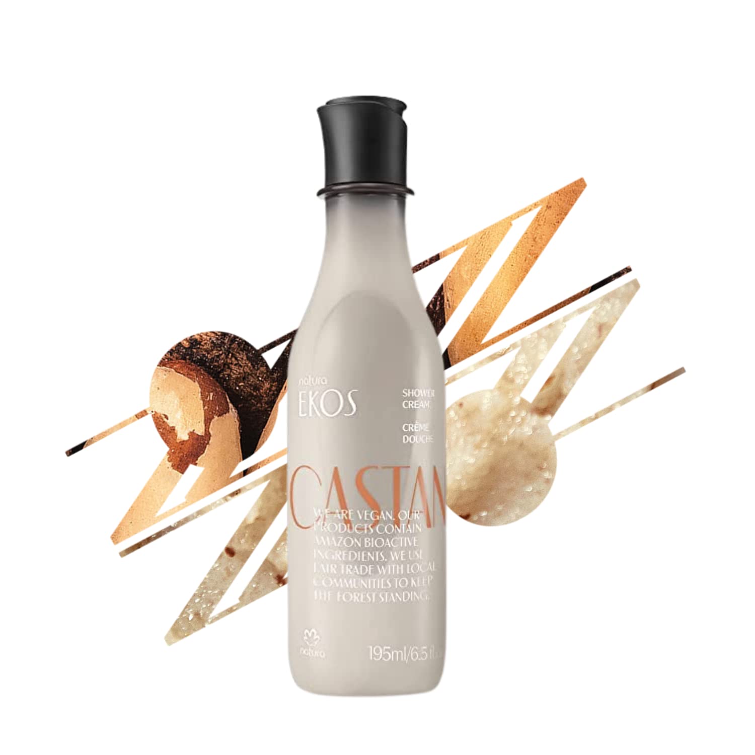 Gel De Ducha Natura Ekos Castanha Nutritive 195 Ml Con Omega - Venta Internacional.