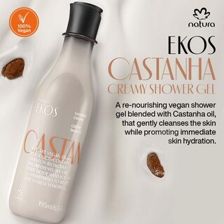 Foto 6 | Gel De Ducha Natura Ekos Castanha Nutritive 195 Ml Con Omega - Venta Internacional.