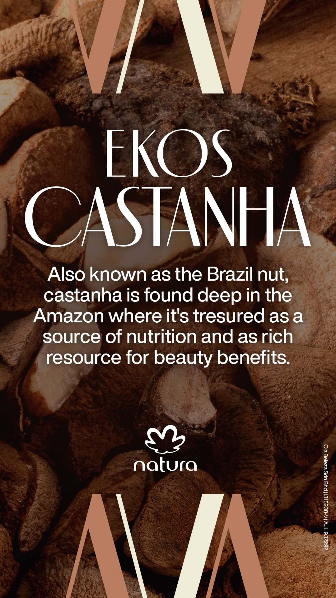 Foto 8 pulgar | Gel De Ducha Natura Ekos Castanha Nutritive 195 Ml Con Omega - Venta Internacional.