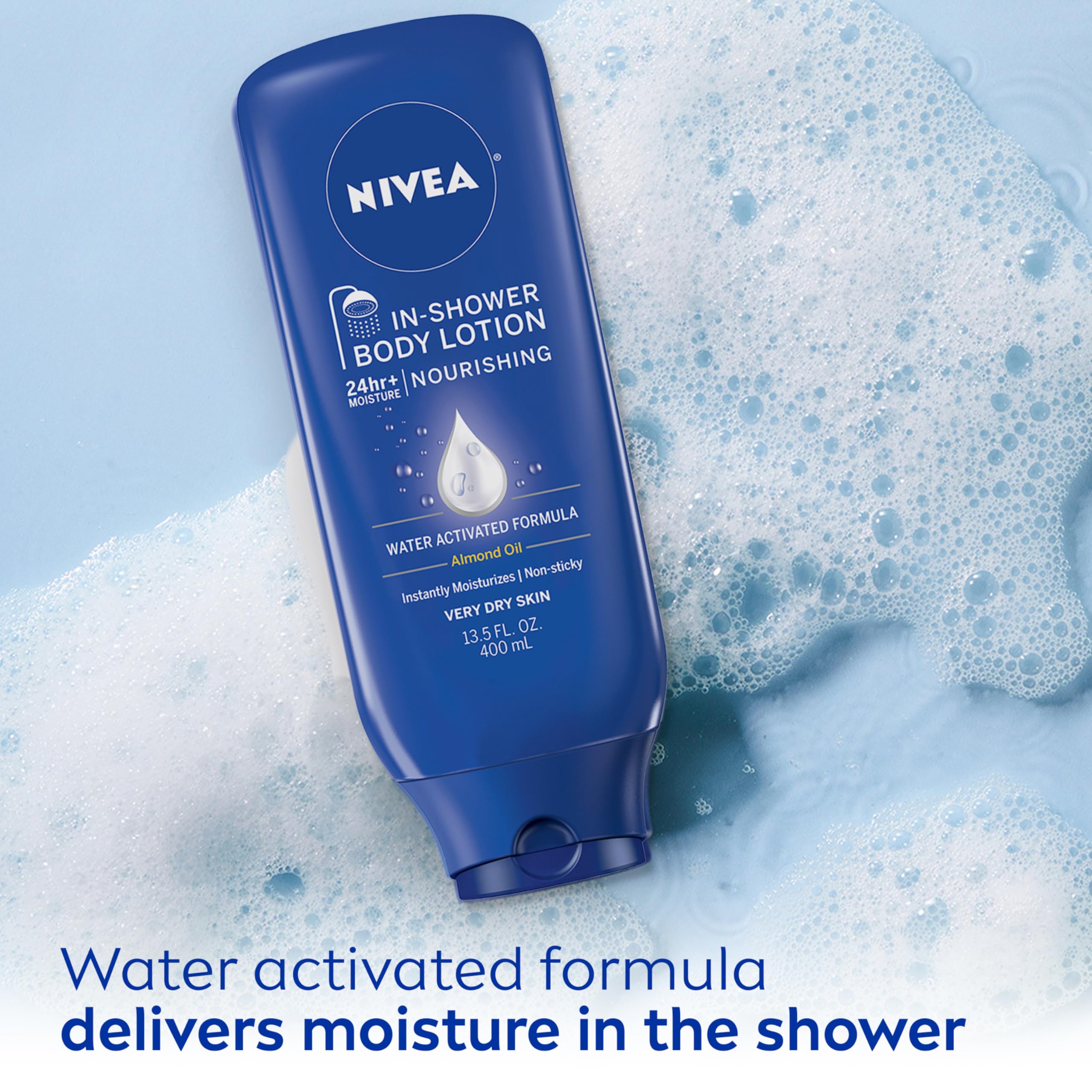 Foto 6 pulgar | Loción Corporal Para La Ducha Nivea, Nutritiva Para Piel Seca, 400 Ml - Venta Internacional.