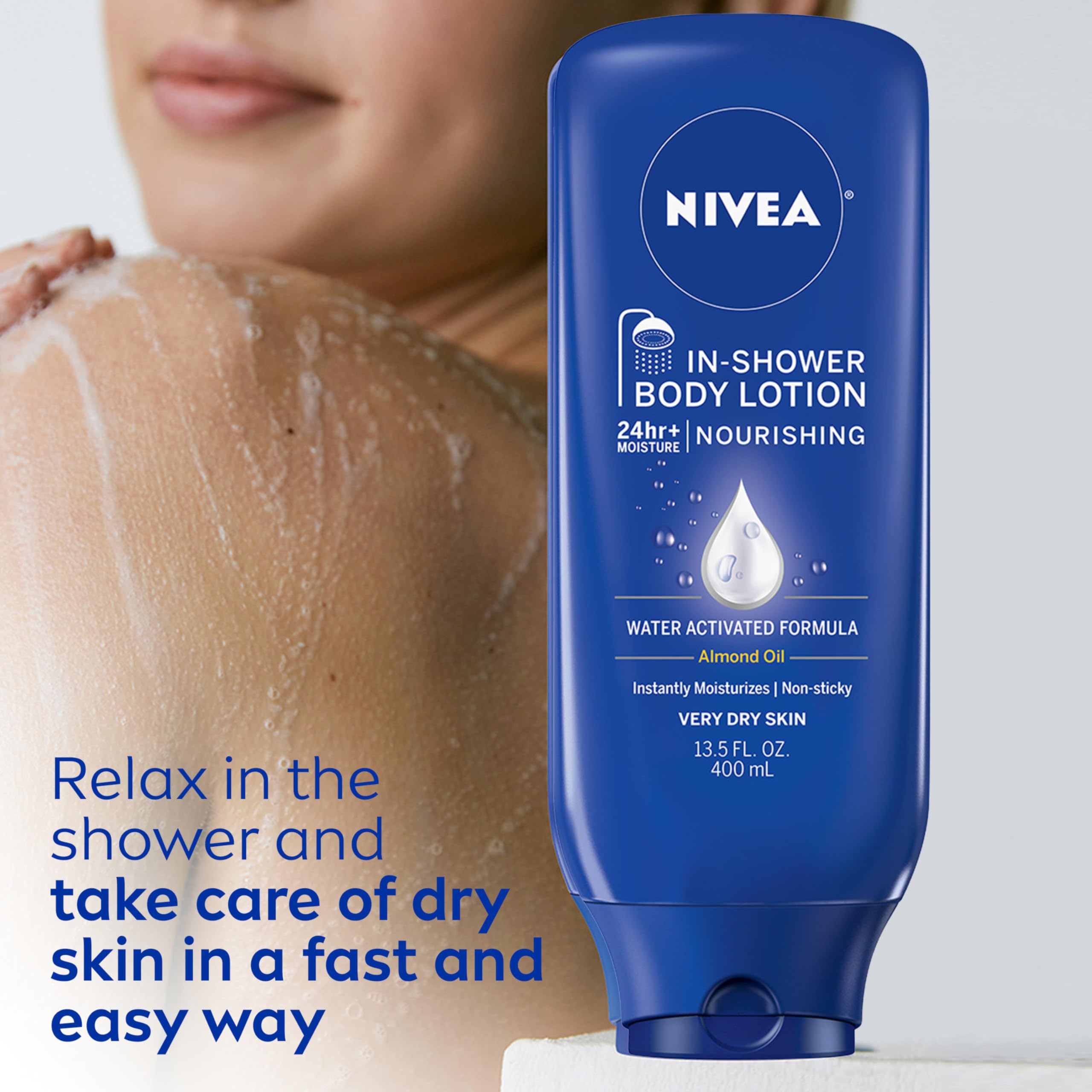 Foto 8 pulgar | Loción Corporal Para La Ducha Nivea, Nutritiva Para Piel Seca, 400 Ml - Venta Internacional.