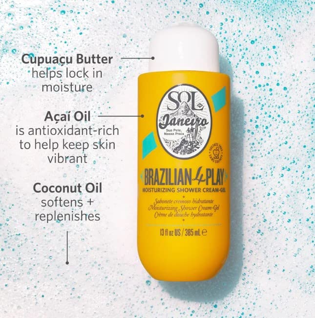 Foto 6 pulgar | Crema De Ducha, Gel Y Gel De Baño Sol De Janeiro 4 Play, 90 Ml - Venta Internacional.