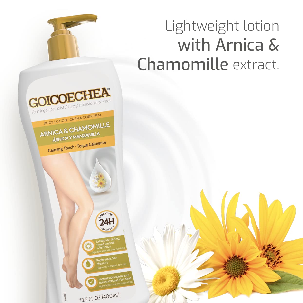 Foto 2 | Loción Corporal Goicoechea Calming Touch Hidratante 400ml - Venta Internacional.