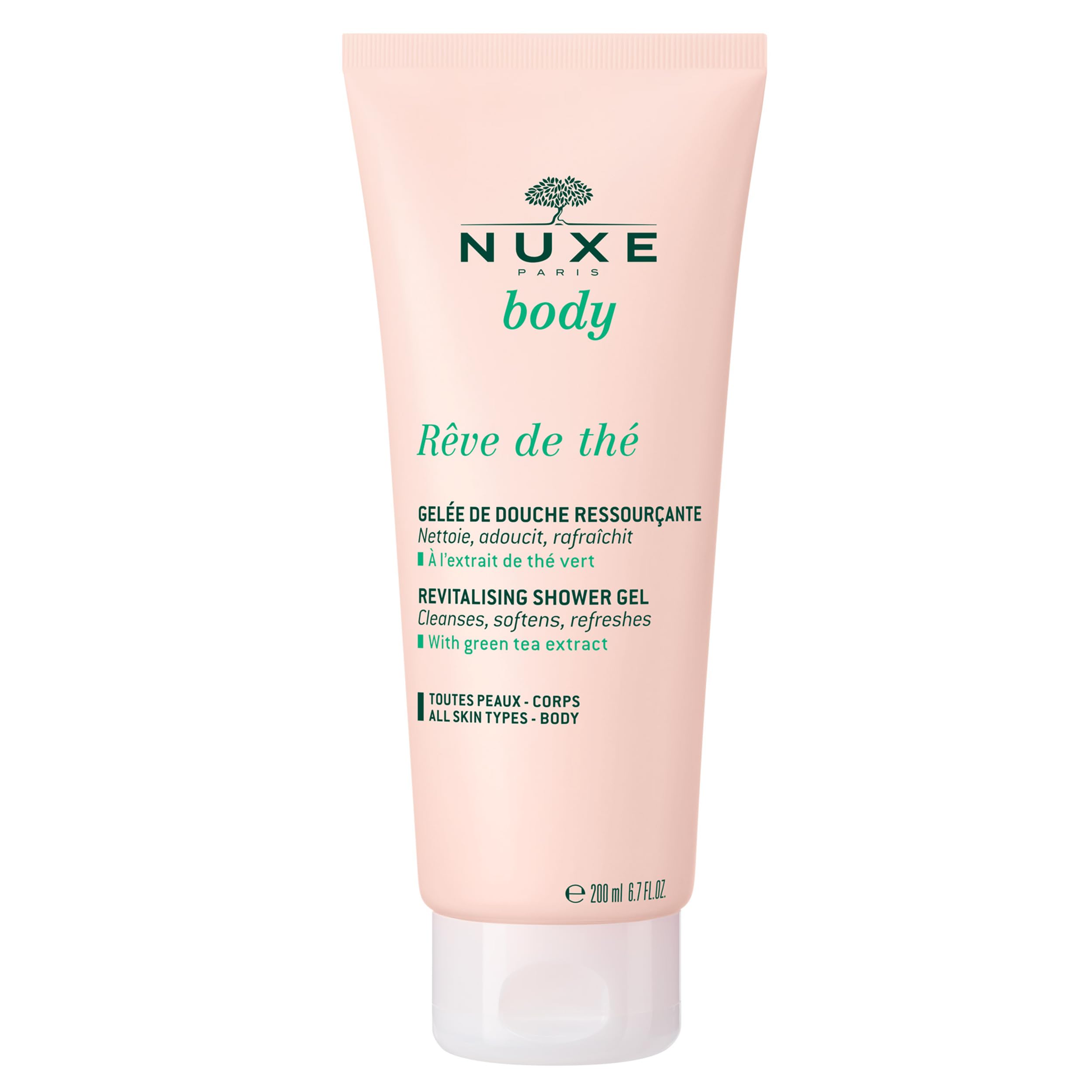 Foto 2 pulgar | Gel De Baño Nuxe Rêve De Thé Revitalizante Con Té Verde 200 Ml - Venta Internacional.