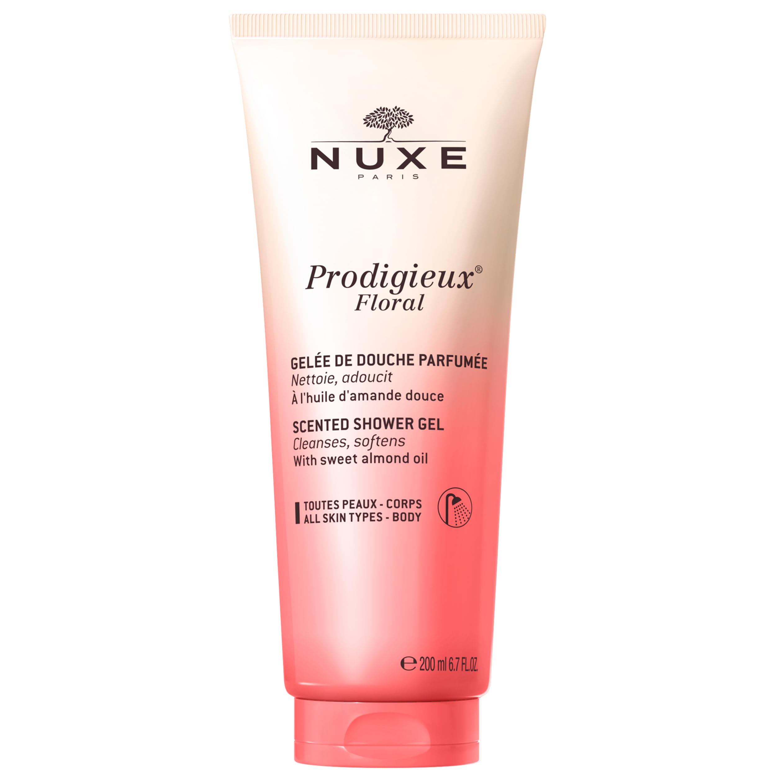 Foto 2 pulgar | Gel De Ducha Nuxe Prodigieux Floral Con Aceite De Almendras Dulces 200 Ml - Venta Internacional.