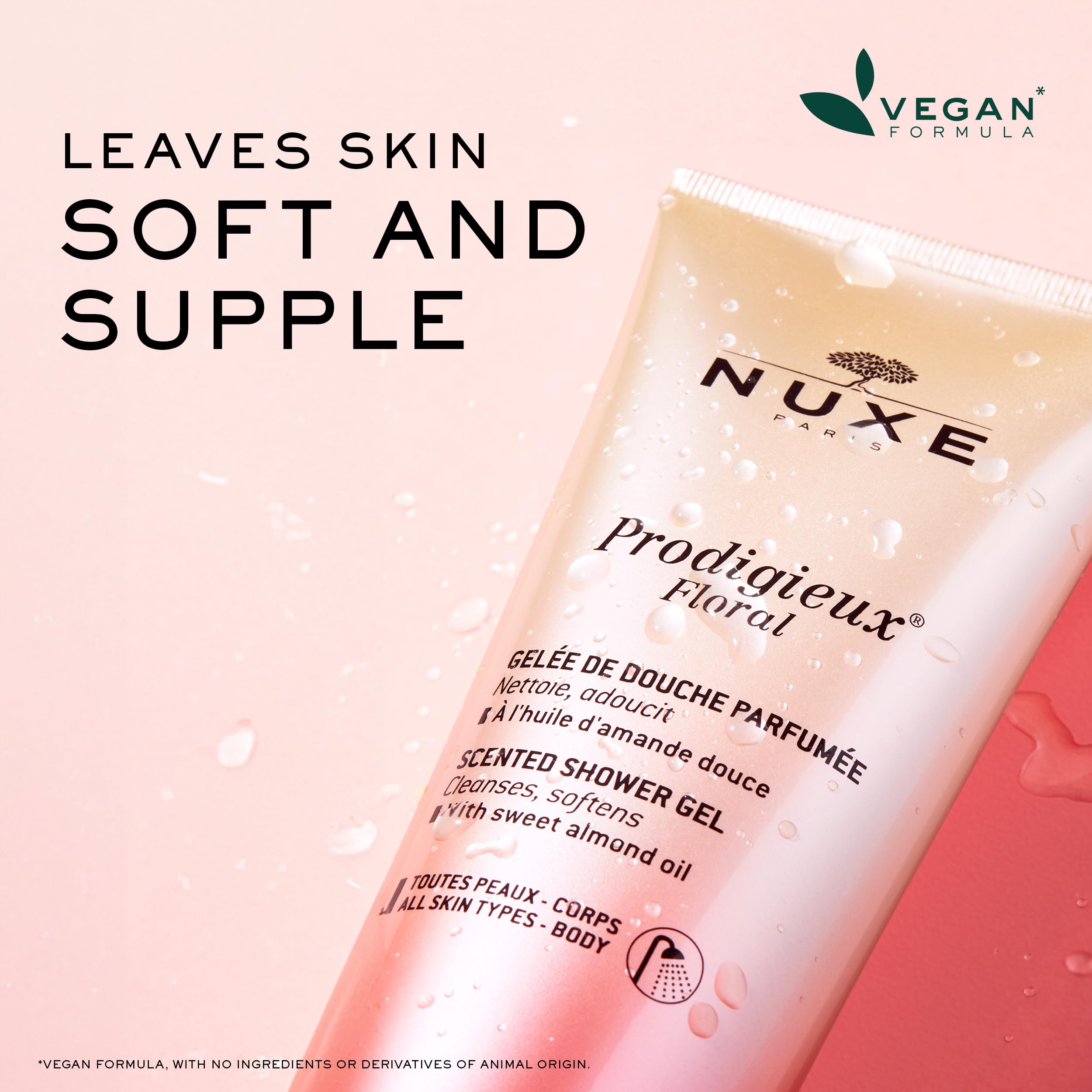 Foto 4 pulgar | Gel De Ducha Nuxe Prodigieux Floral Con Aceite De Almendras Dulces 200 Ml - Venta Internacional.