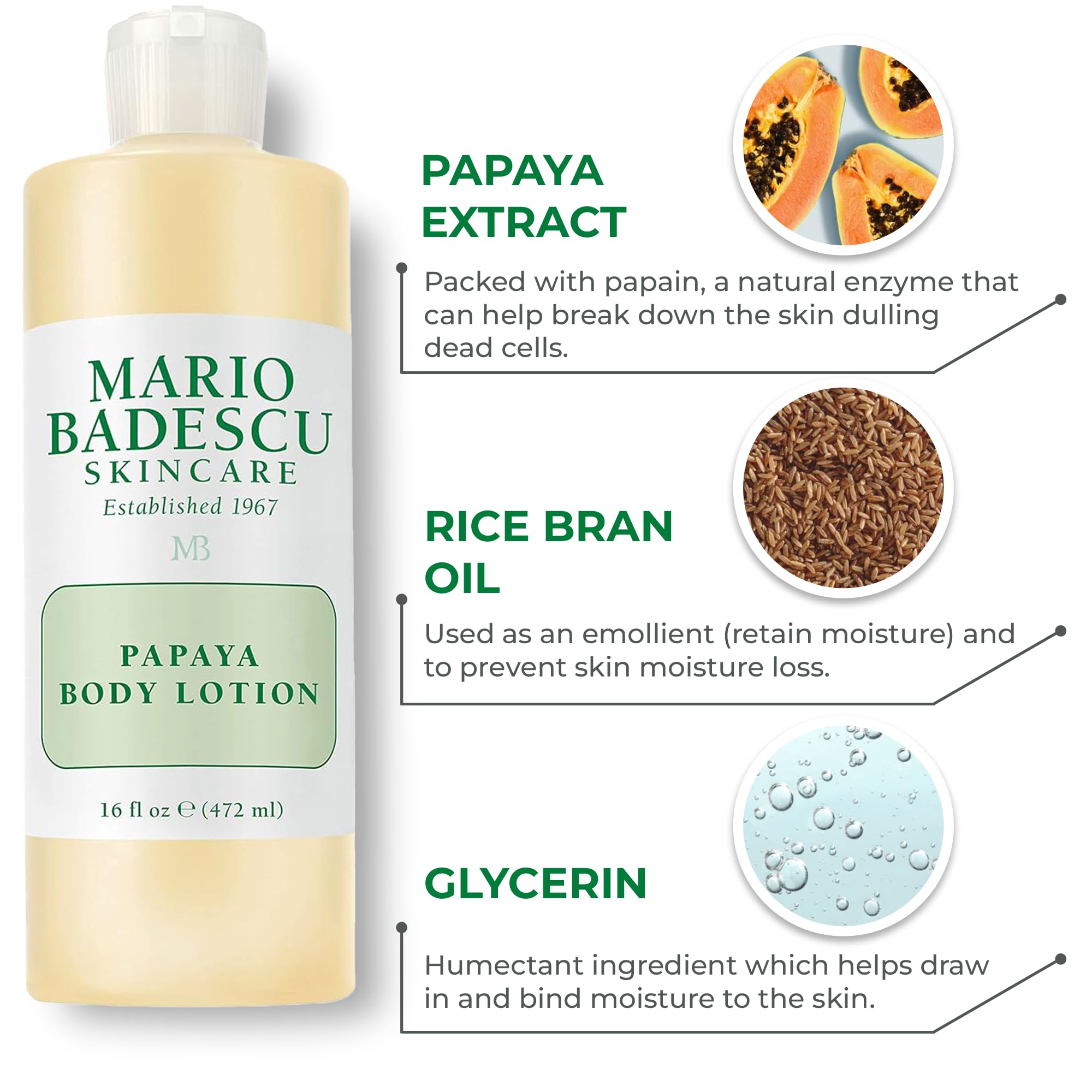 Foto 4 pulgar | Loción Corporal Mario Badescu Papaya Rejuvenecedora 180ml - Venta Internacional.
