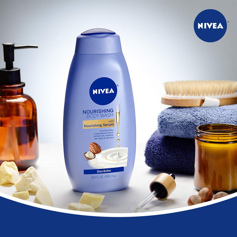 Foto 4 pulgar | Gel de Baño Nivea Manteca de Karité Nutritiva de 591 Ml - Venta Internacional