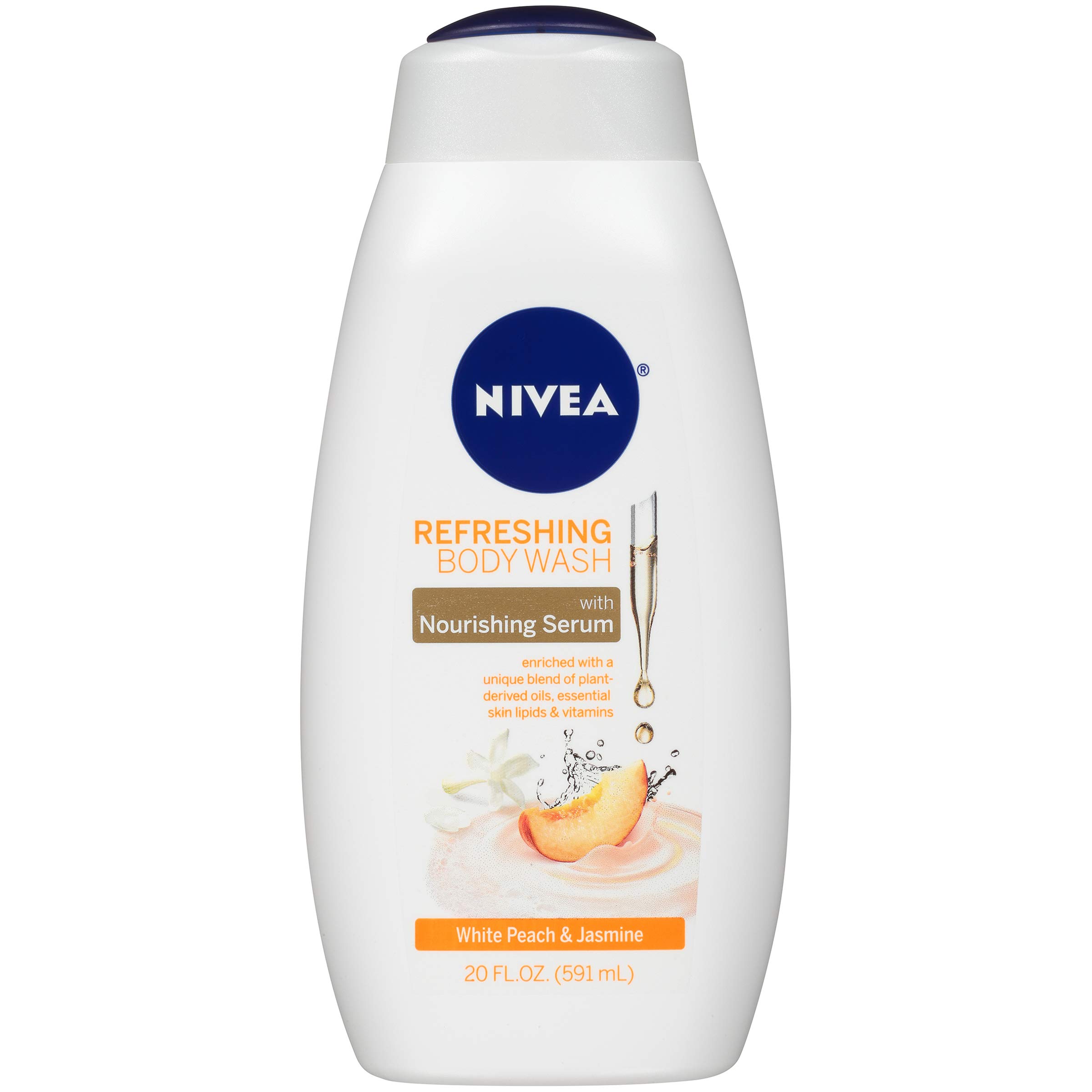 Gel de Baño Nivea Refrescante Melocotón Blanco y Jazmín 600 Ml - Venta Internacional