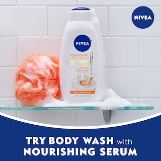 Foto 6 | Gel De Baño Nivea White Peach And Jasmine 600 Ml (paquete De 3) - Venta Internacional.