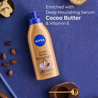 Foto 5 | Loción Corporal Nivea con Manteca de Cacao y Sérum Nutritivo Profundo 500 ml - Venta Internacional