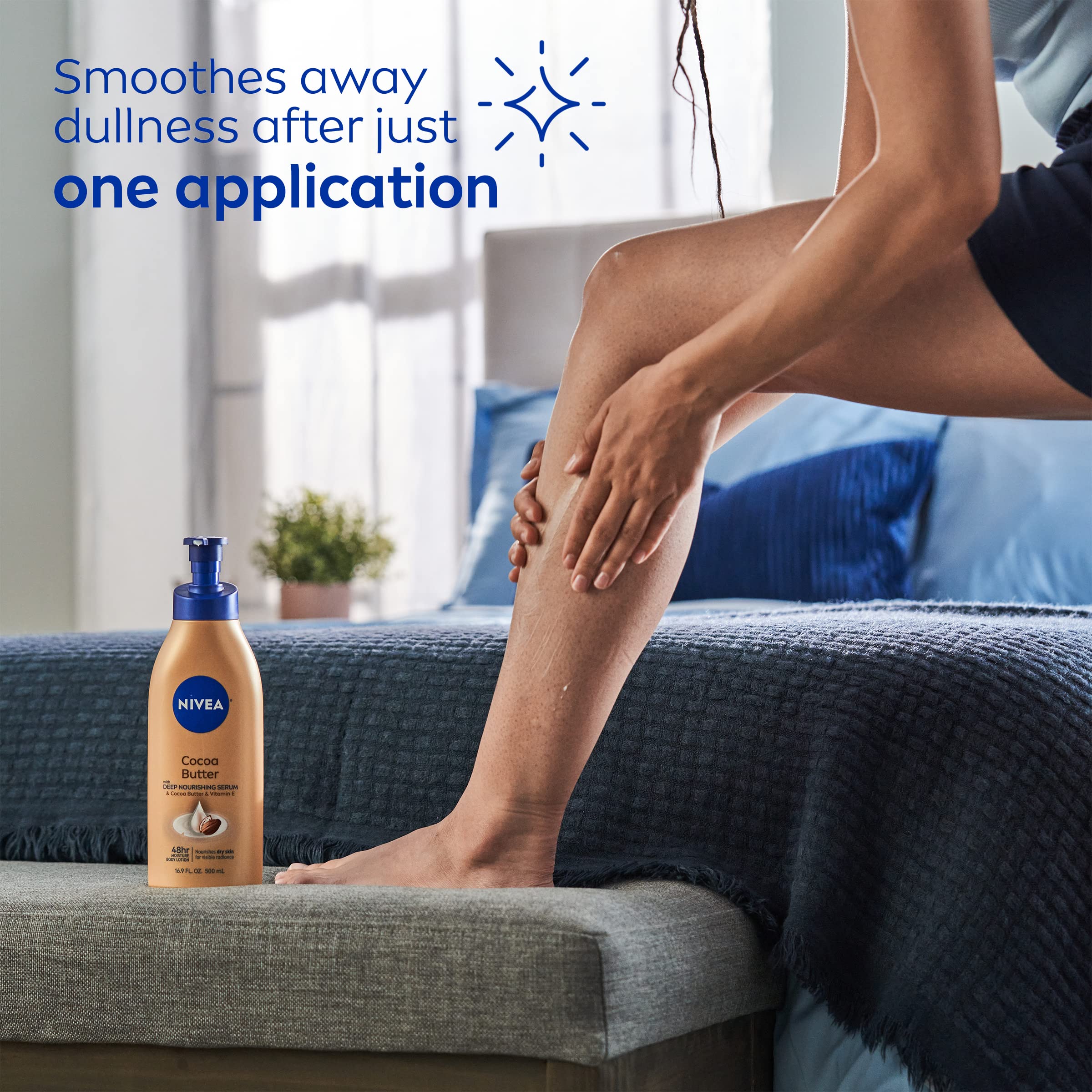 Foto 7 pulgar | Loción Corporal Nivea con Manteca de Cacao y Sérum Nutritivo Profundo 500 ml - Venta Internacional