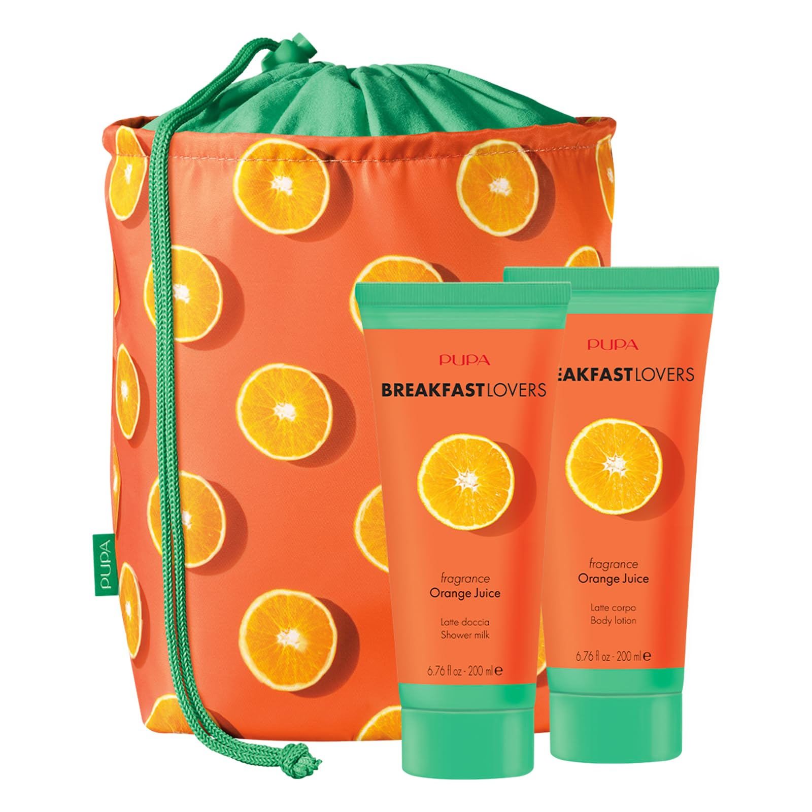 Set De Regalo Para El Cuidado De La Piel Pupa Milano Breakfast Lovers Orange, 3 Piezas - Venta Internacional.