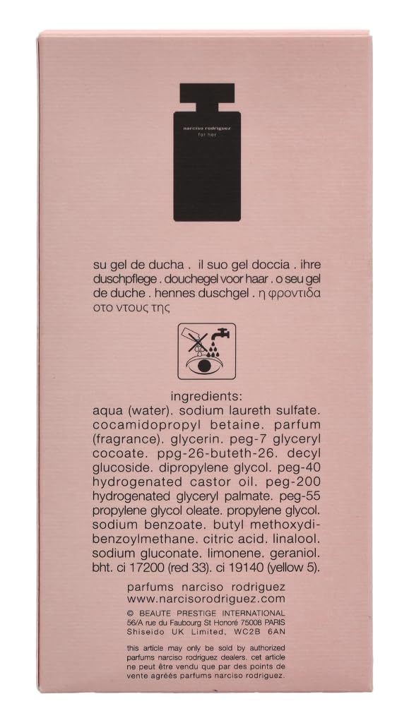 Foto 6 pulgar | Gel De Ducha Narciso Rodriguez Narciso Rodriguez Para Mujer 200 Ml - Venta Internacional.