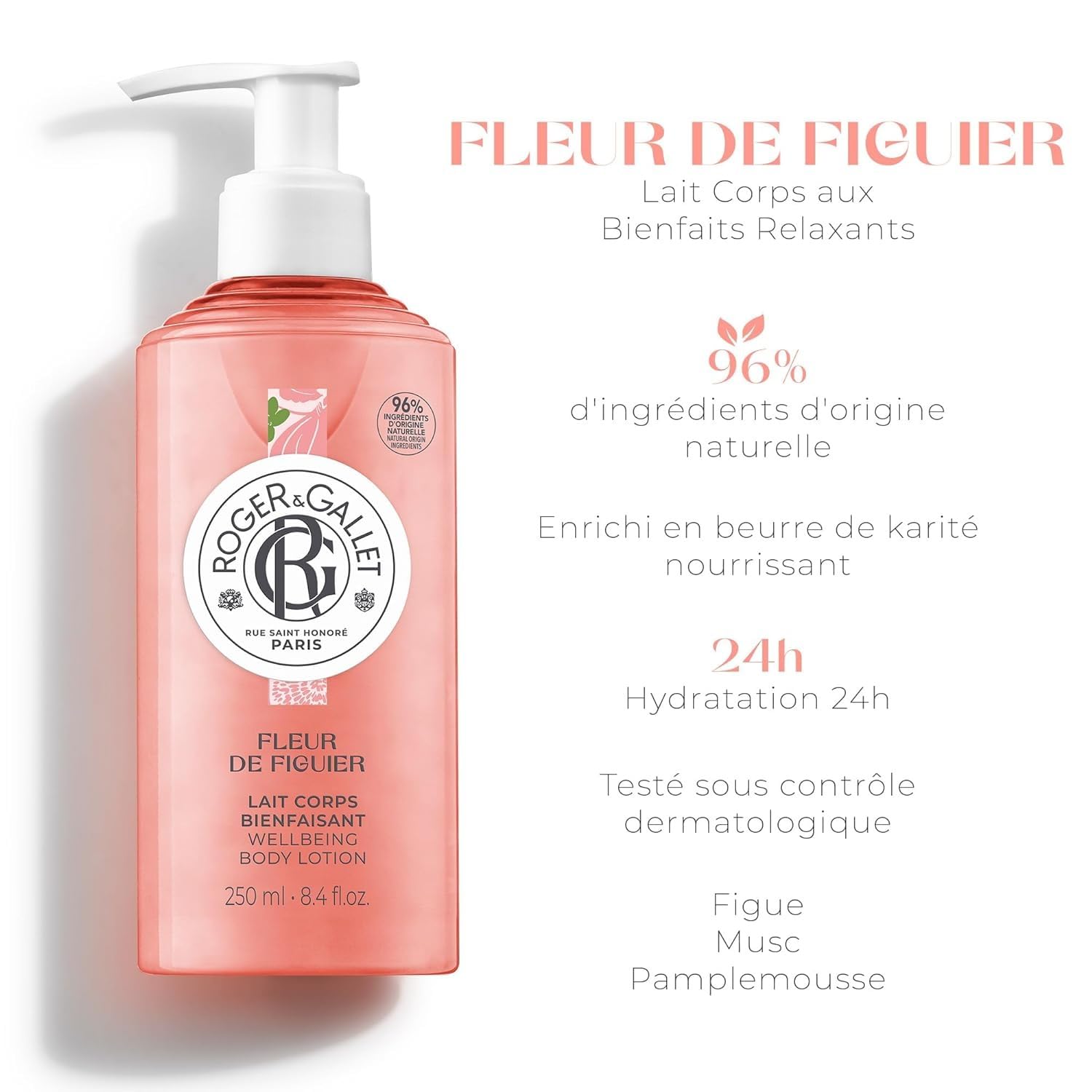 Foto 6 pulgar | Loción Corporal Roger & Gallet Figuier 250 Ml Para Mujer - Venta Internacional.