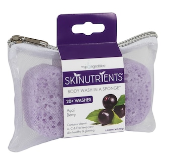 Foto 2 | Esponja De Gel Corporal Spongeables Acai Berry 20+ Wash, 3 Unidades - Venta Internacional.