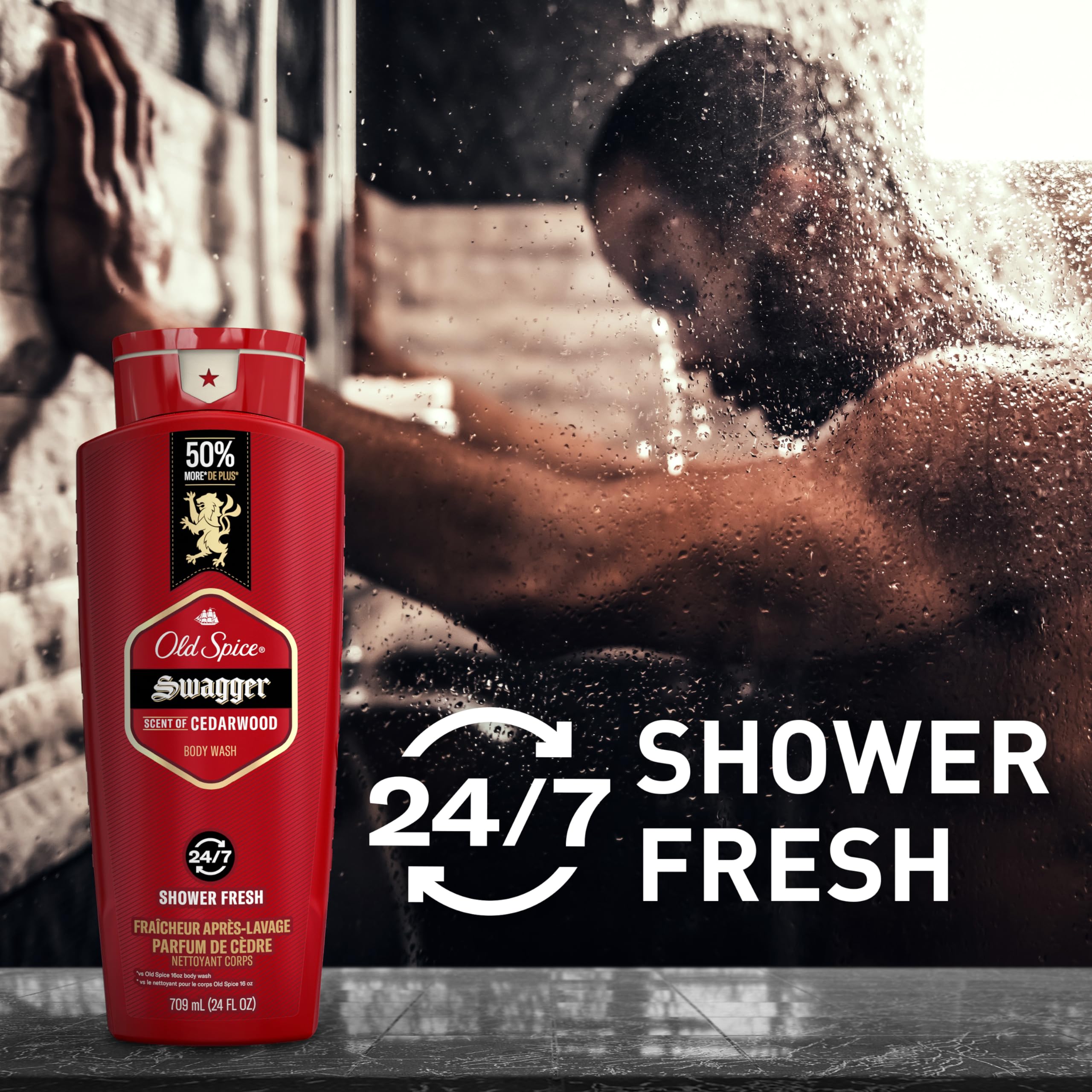 Foto 6 pulgar | Gel De Baño Old Spice 24/7 Shower Fresh Scent Para Hombre, 720 Ml - Venta Internacional.