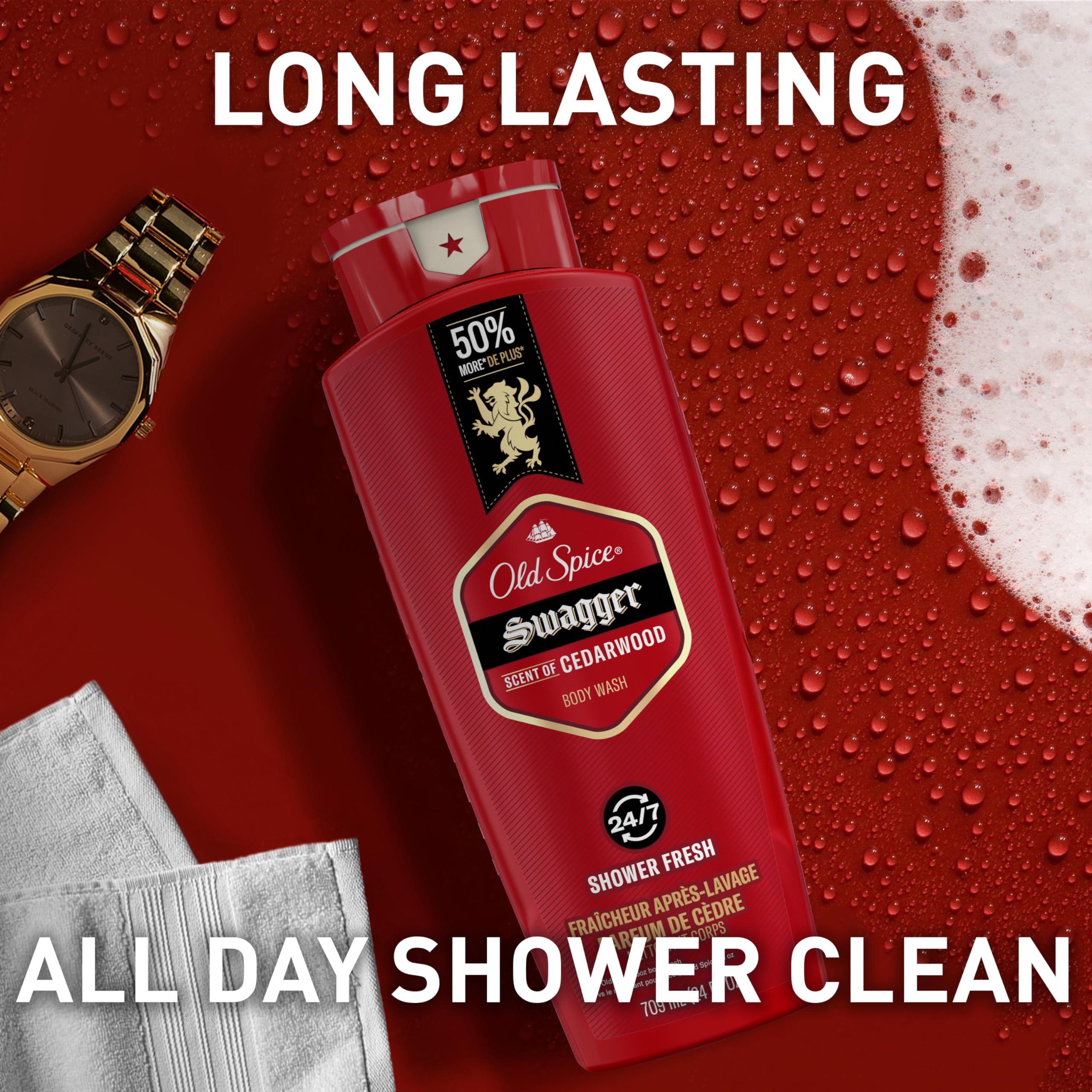 Foto 8 pulgar | Gel De Baño Old Spice 24/7 Shower Fresh Scent Para Hombre, 720 Ml - Venta Internacional.