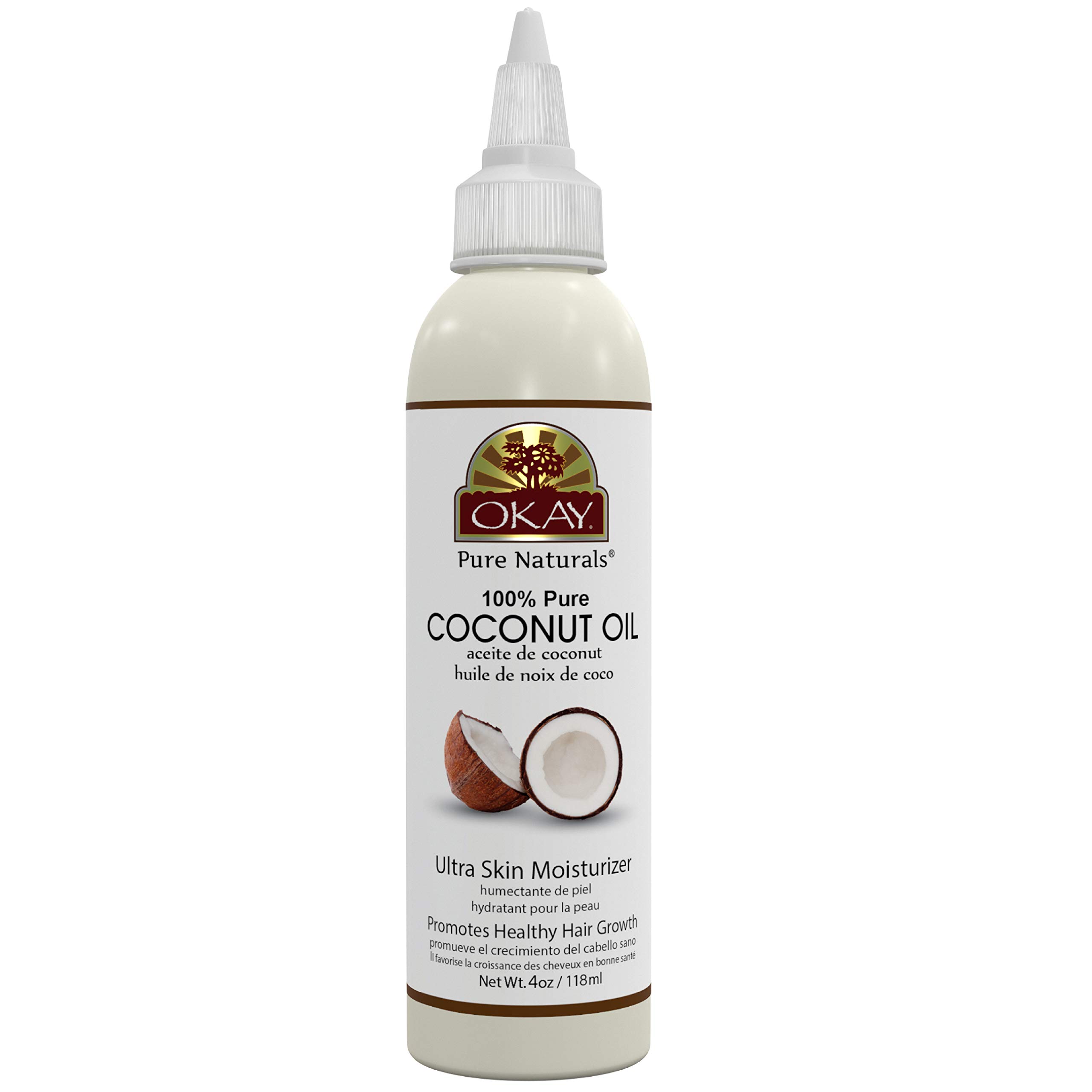 Foto 2 pulgar | Aceite De Coco 100% Aceptable Para Cabello Y Piel, 118 Ml - Venta Internacional.