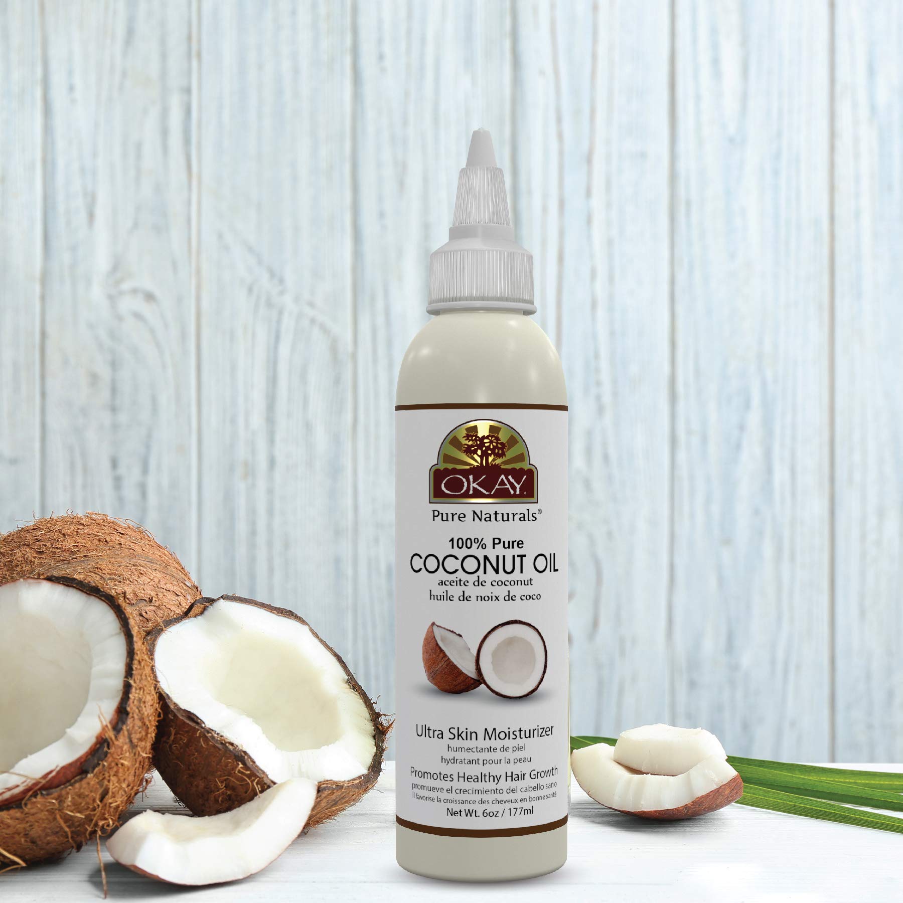 Foto 5 pulgar | Aceite De Coco 100% Aceptable Para Cabello Y Piel, 118 Ml - Venta Internacional.