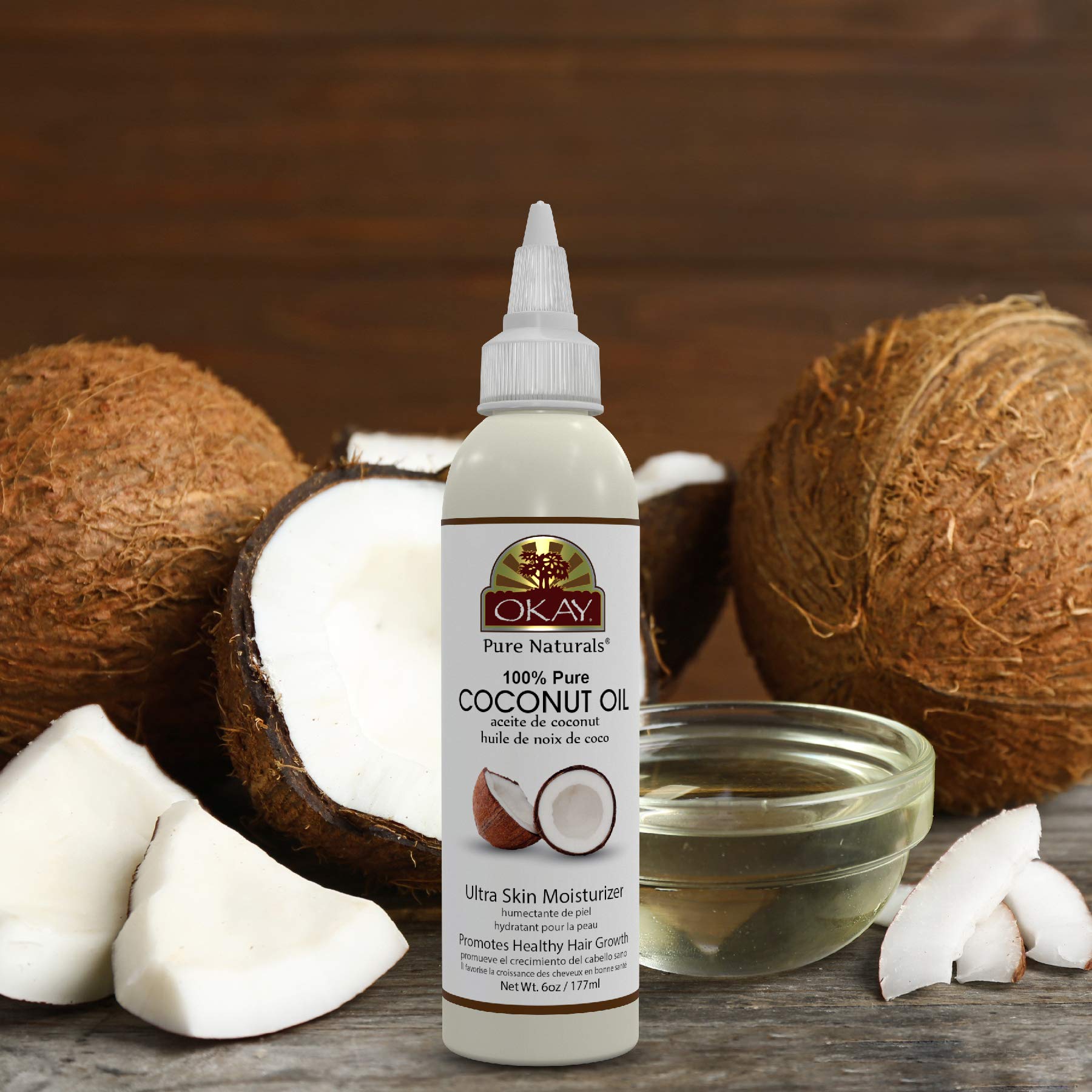 Foto 7 pulgar | Aceite De Coco 100% Aceptable Para Cabello Y Piel, 118 Ml - Venta Internacional.