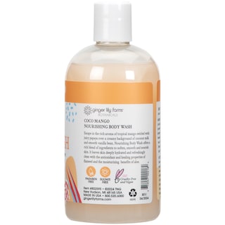 Foto 2 | Gel De Baño Ginger Lily Farms Botanicals Coco Mango 360ml - Venta Internacional.